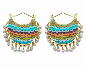 Ryder Turquoise Hoops