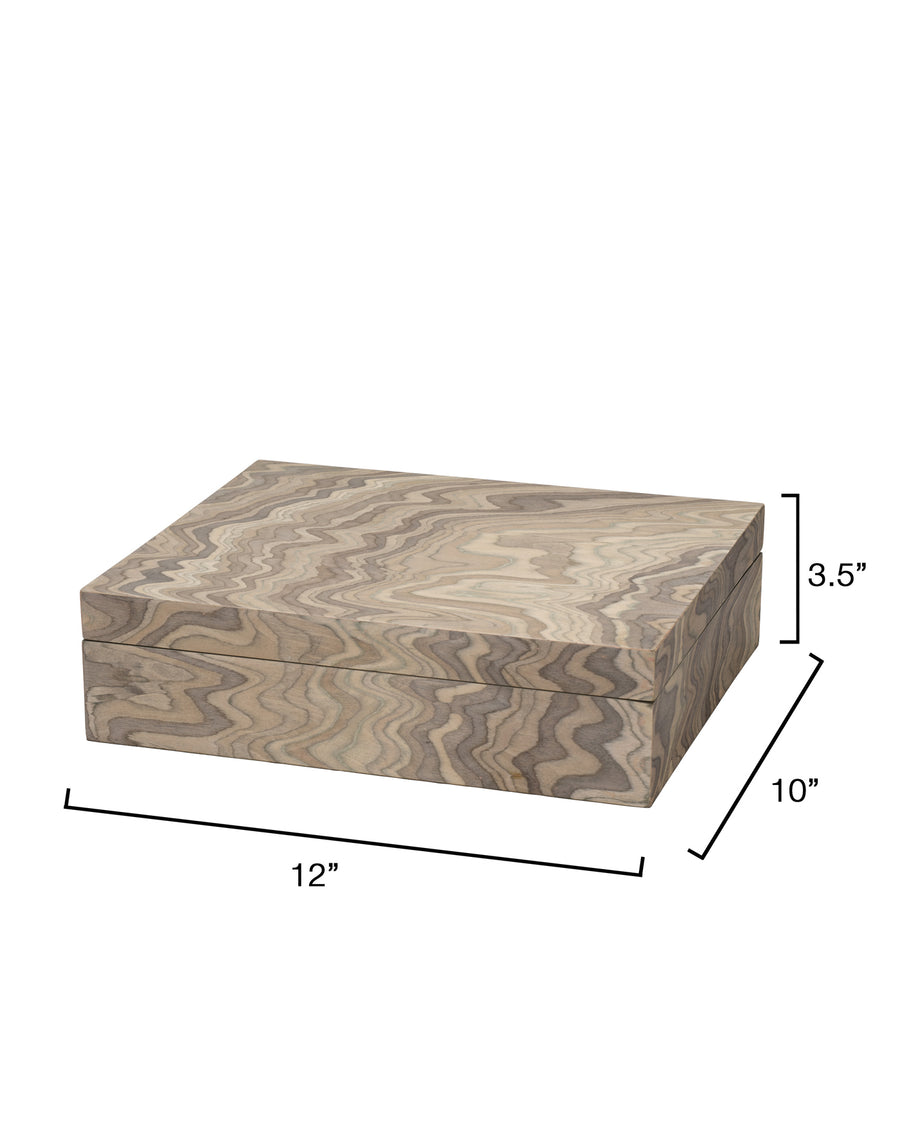 Soft Sand & Stone Decorative Box