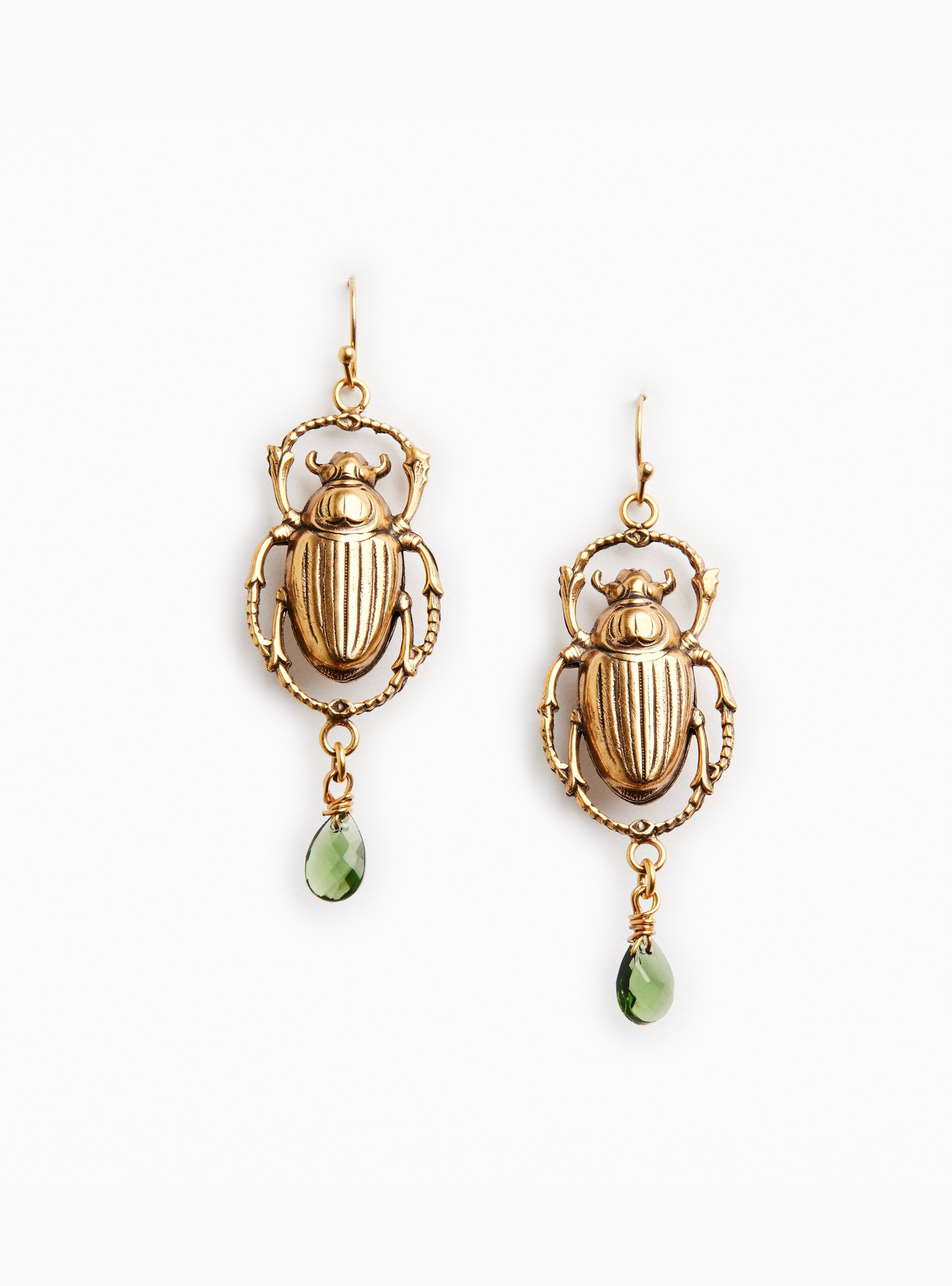 Scarab Earrings