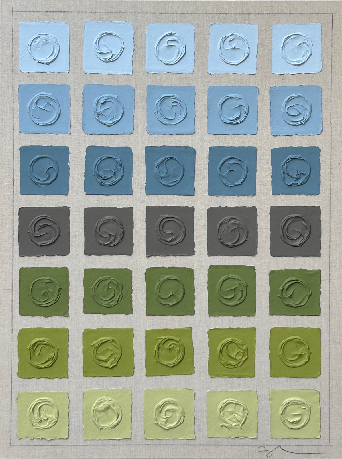 Sally Threlkeld - Color Theory #4 (40 x 30)