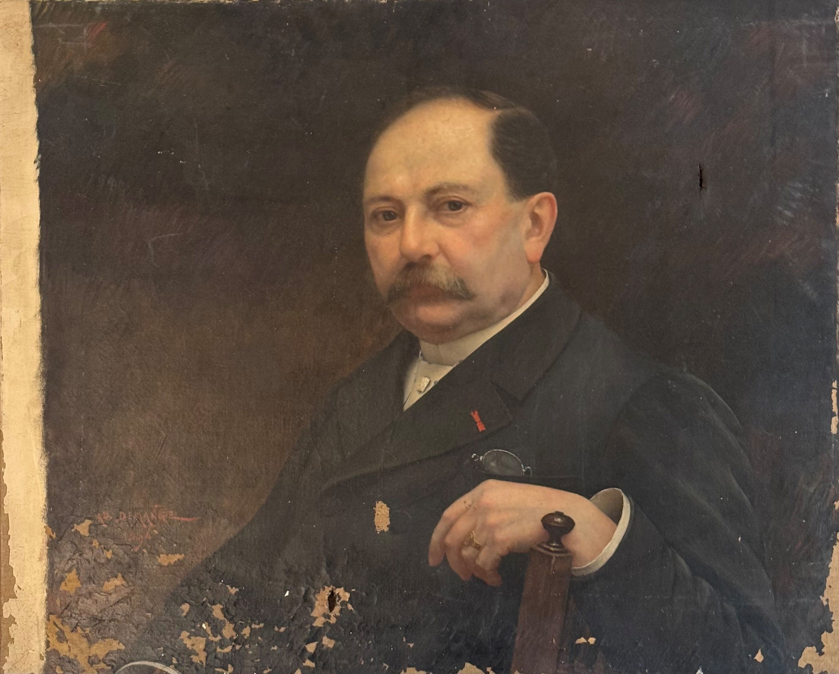 Heritage - Portrait of Seated Monsieur (23.5 x 28.5)