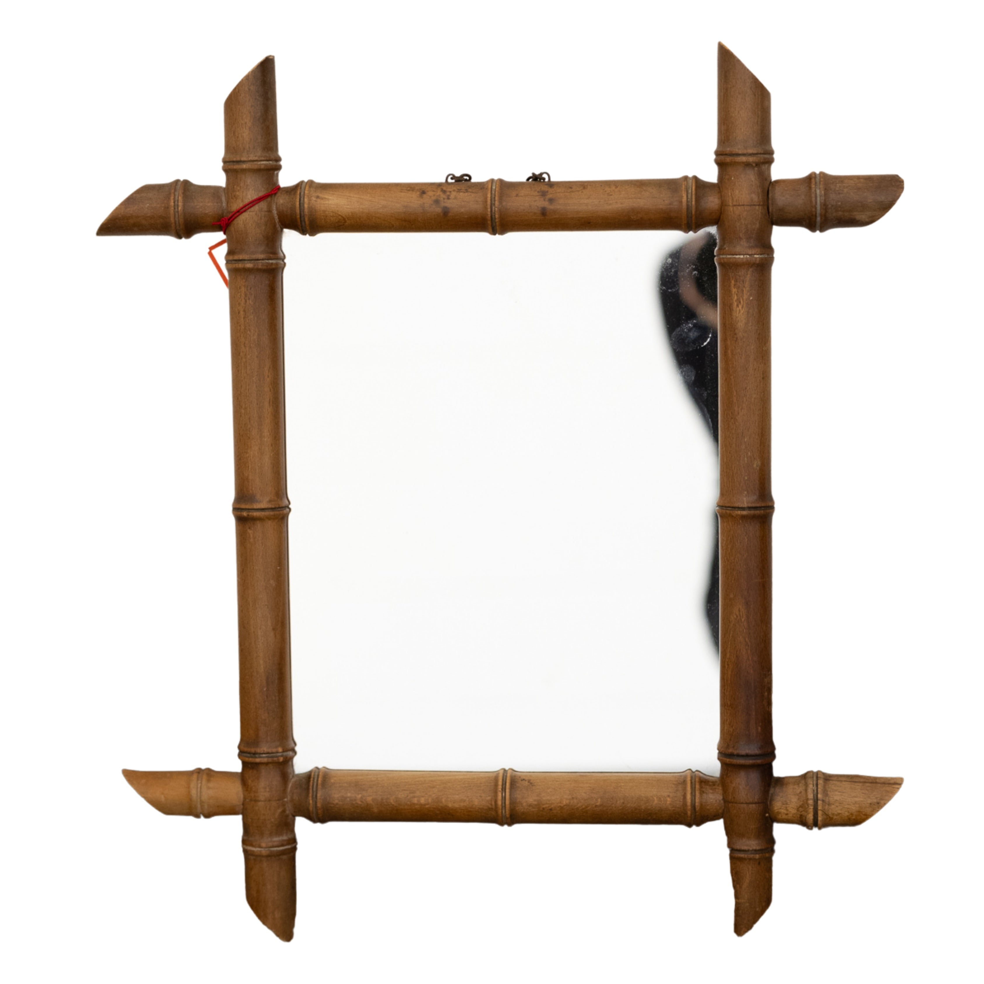 Oak Bamboo-Style Mirror SM