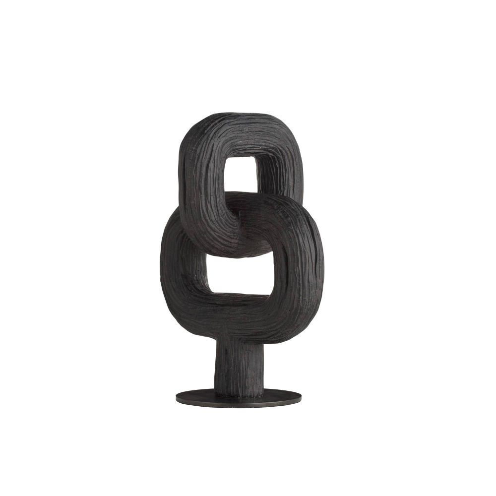 Small Black Link Sculpture