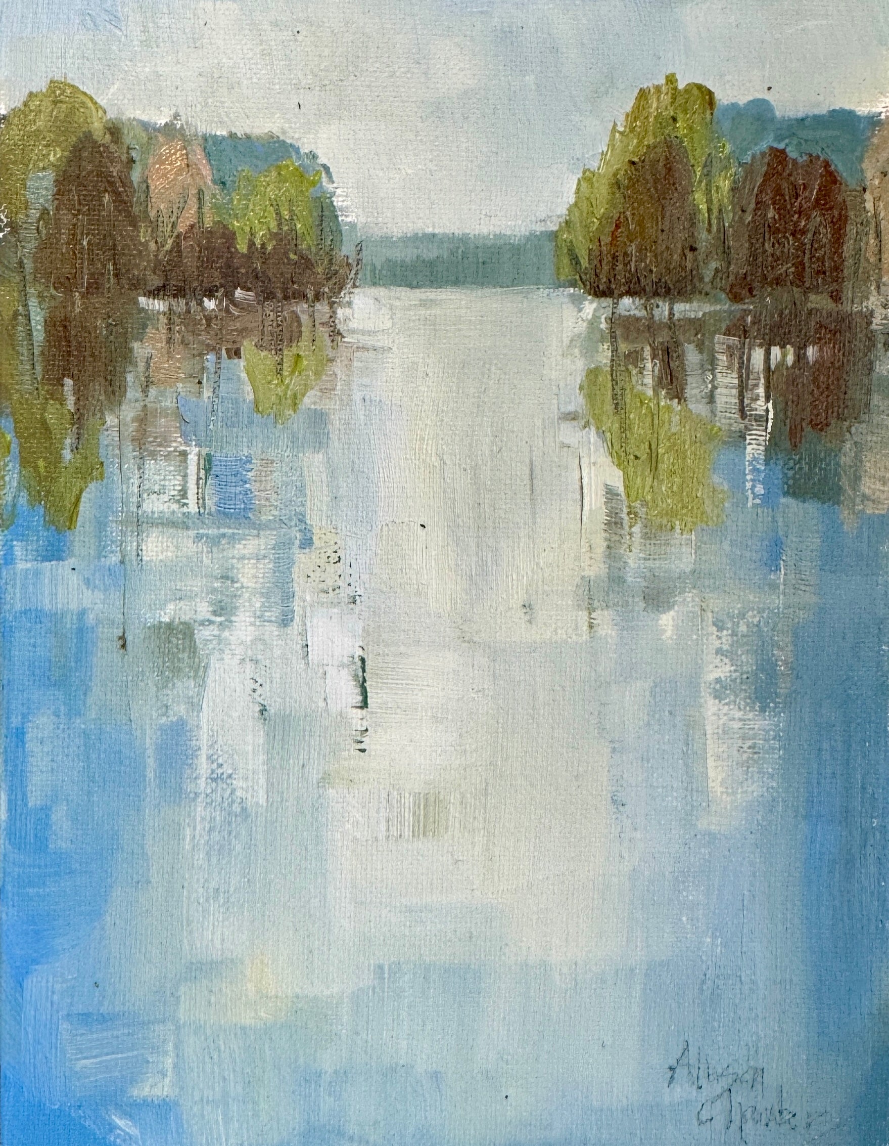 Allison Chambers - Waterscape I (8 x 6)