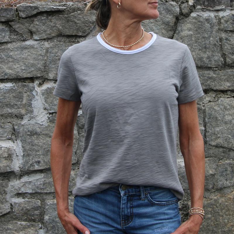 Smoky Green Reverse Rebel Tee
