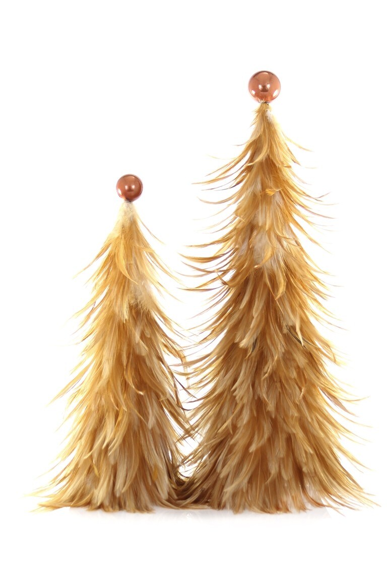 Small Straw Feathered Tree