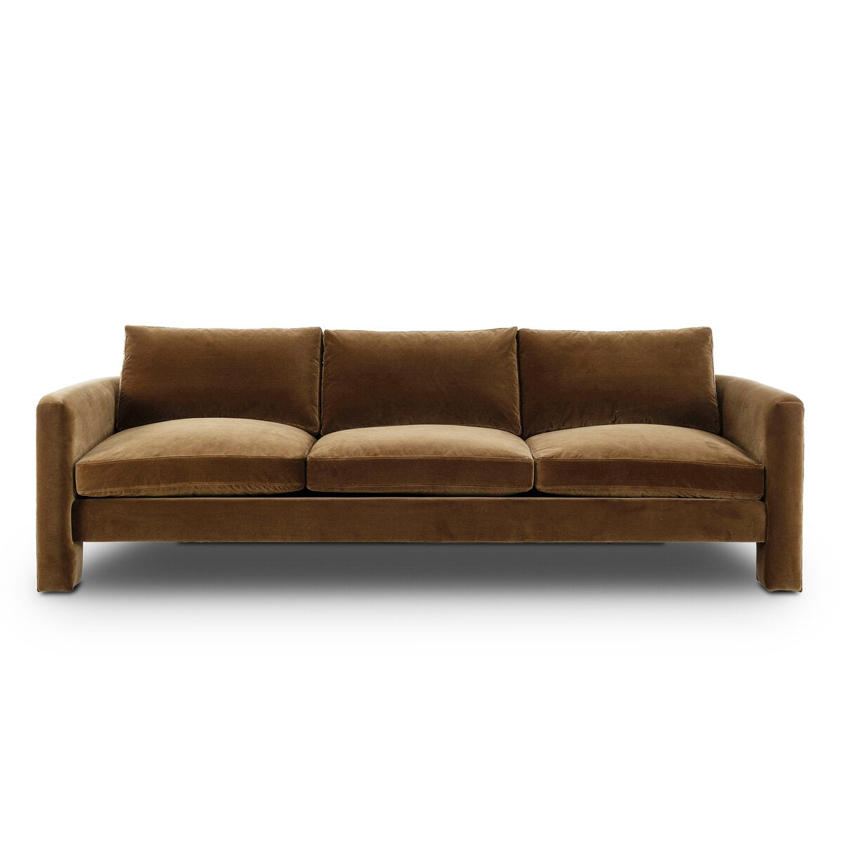 Surrey Ochre Velvet Sofa