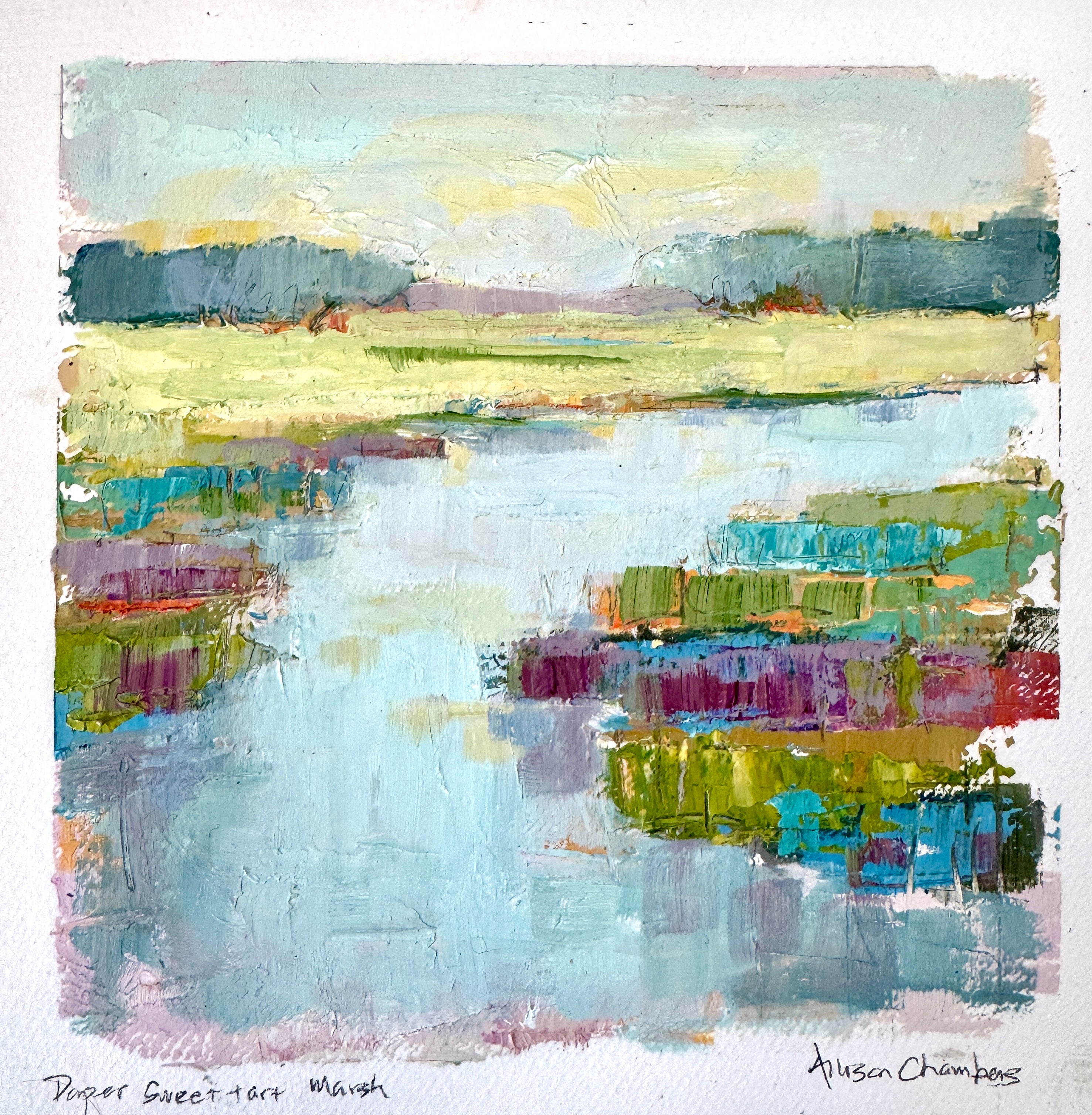 Allison Chambers - Sweet Tart Marsh (6 x 6)
