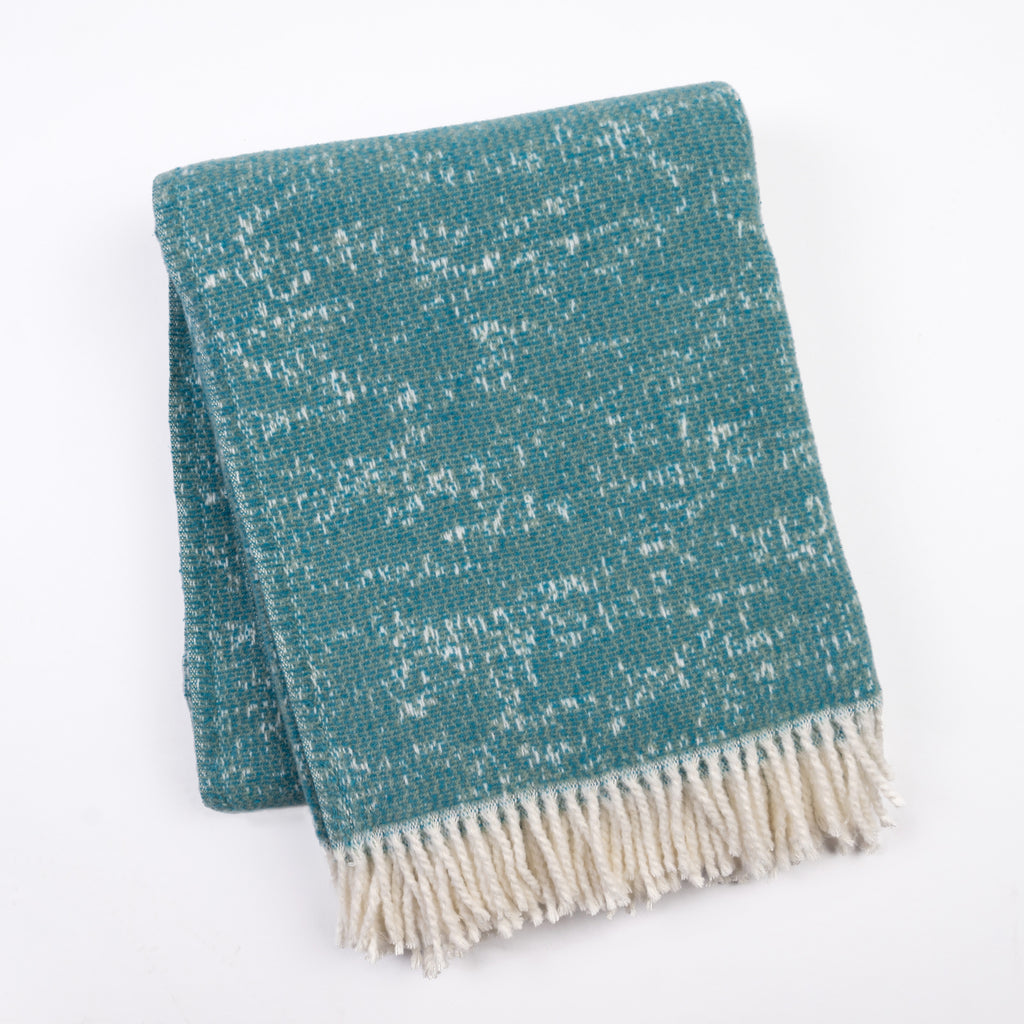 Teal Plush Throw