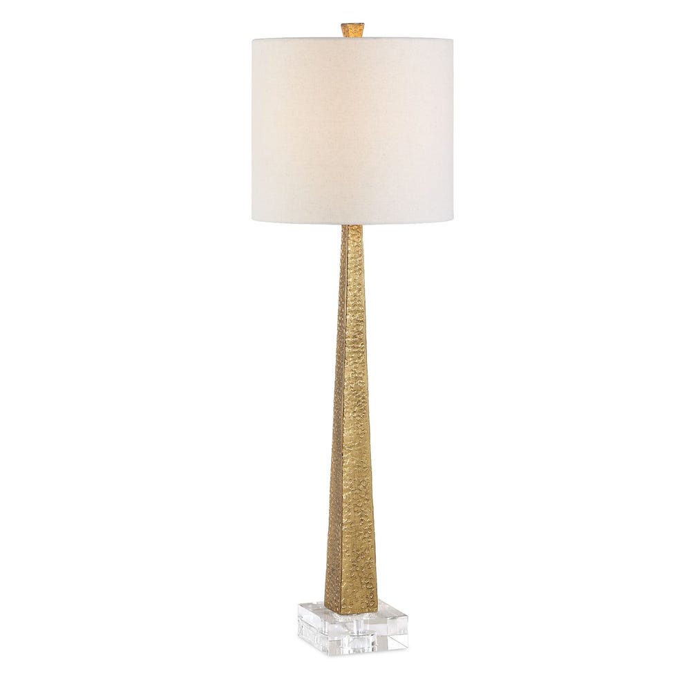 Textured Gold Midas Buffet Lamp