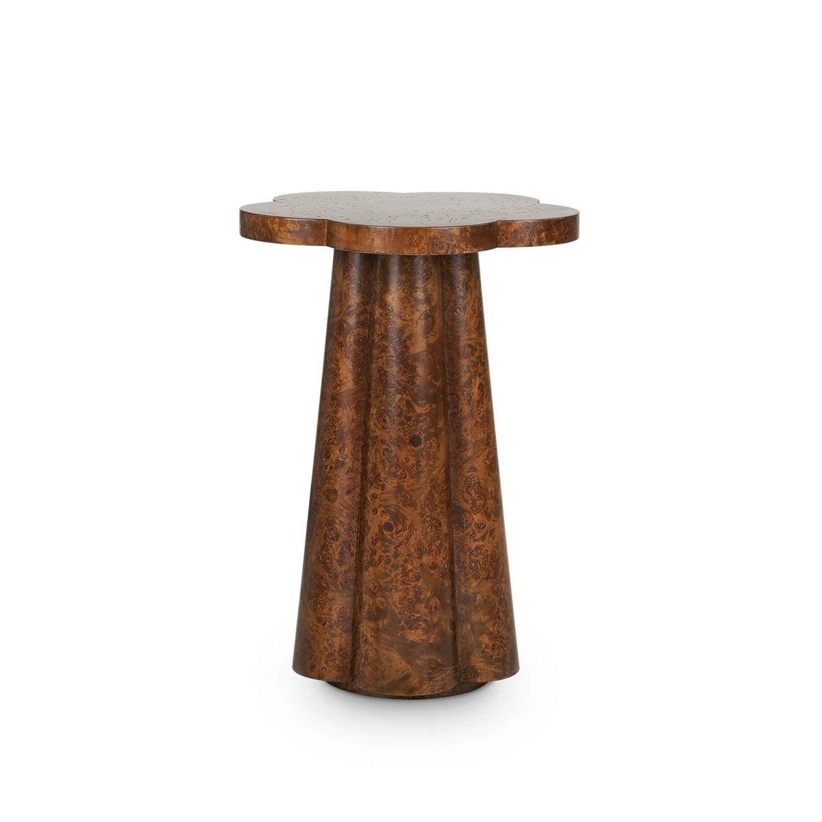 Walnut Burl Accent Table