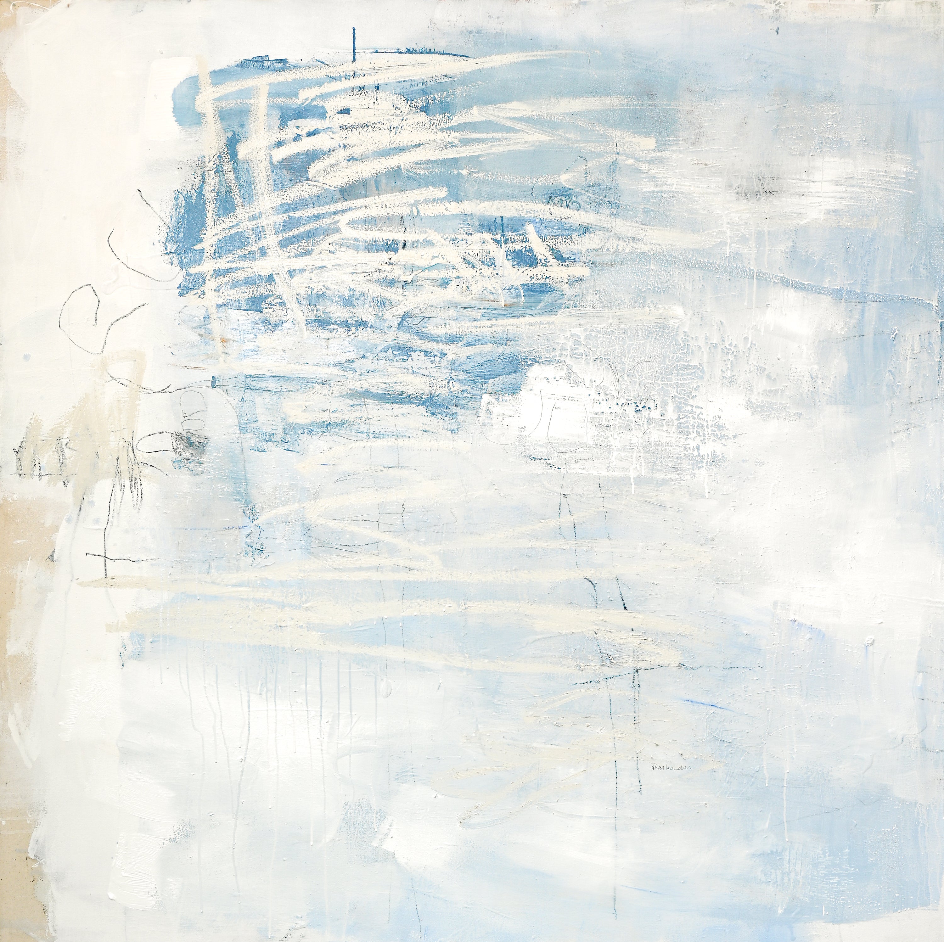 Chris Brandell - when the sun comes down, thats when we look up (60 x 60)