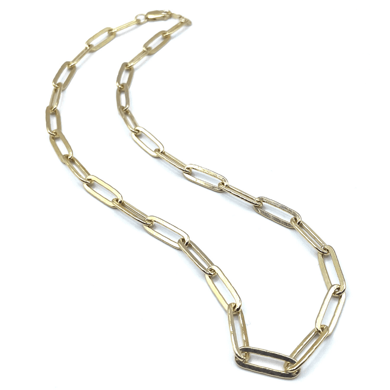 Extra Large Paperclip Links Necklace