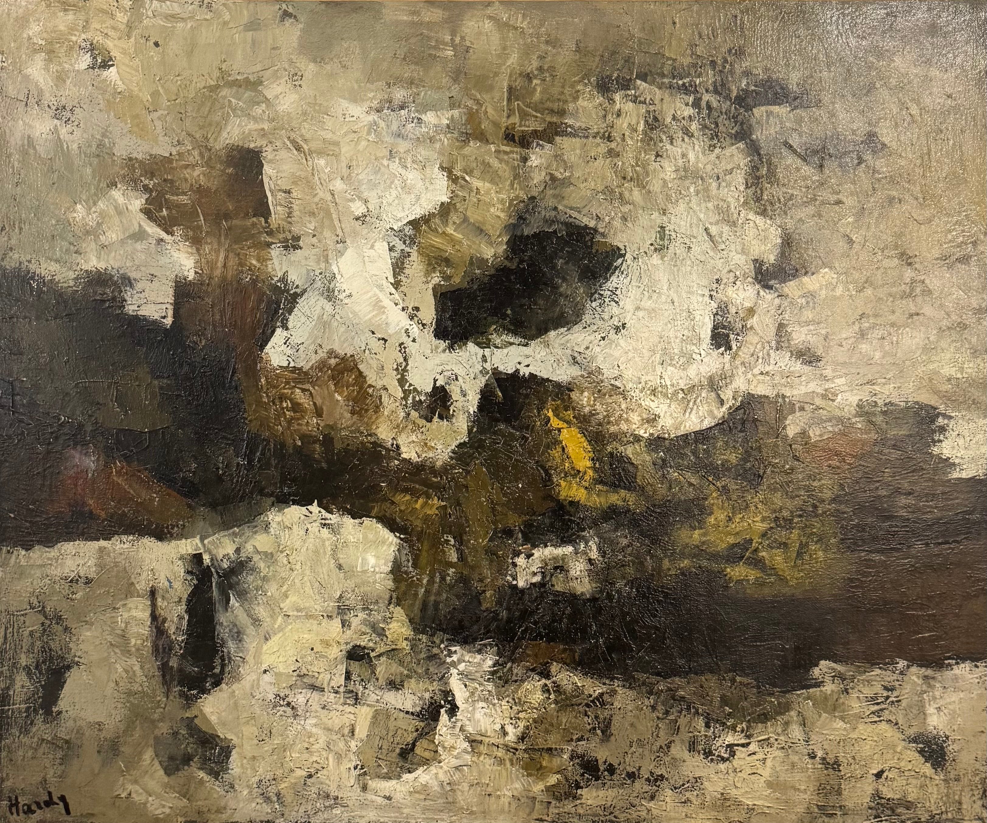 Heritage - Abstract Gray Landscape (21.25 x 26)
