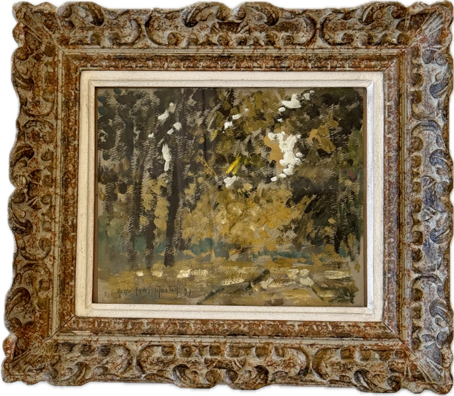 Heritage - Yellow Ochre Landscape (15.5 x 17.5)