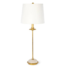 Load image into Gallery viewer, Stem Buffet Lamp with Alabaster Base