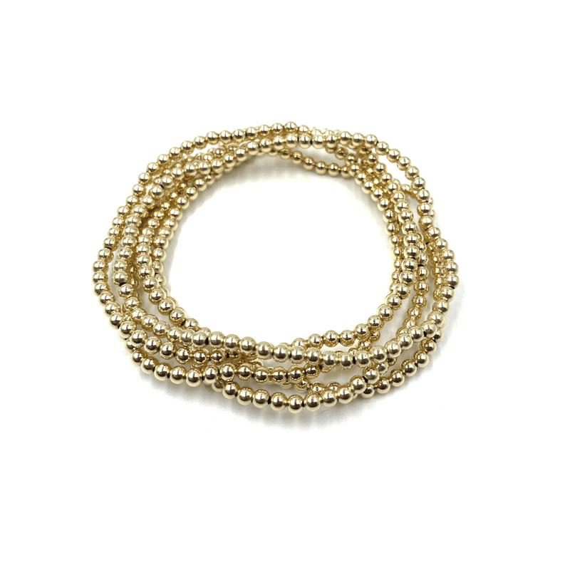 Karma Gold Filled 5 Stack Bracelet