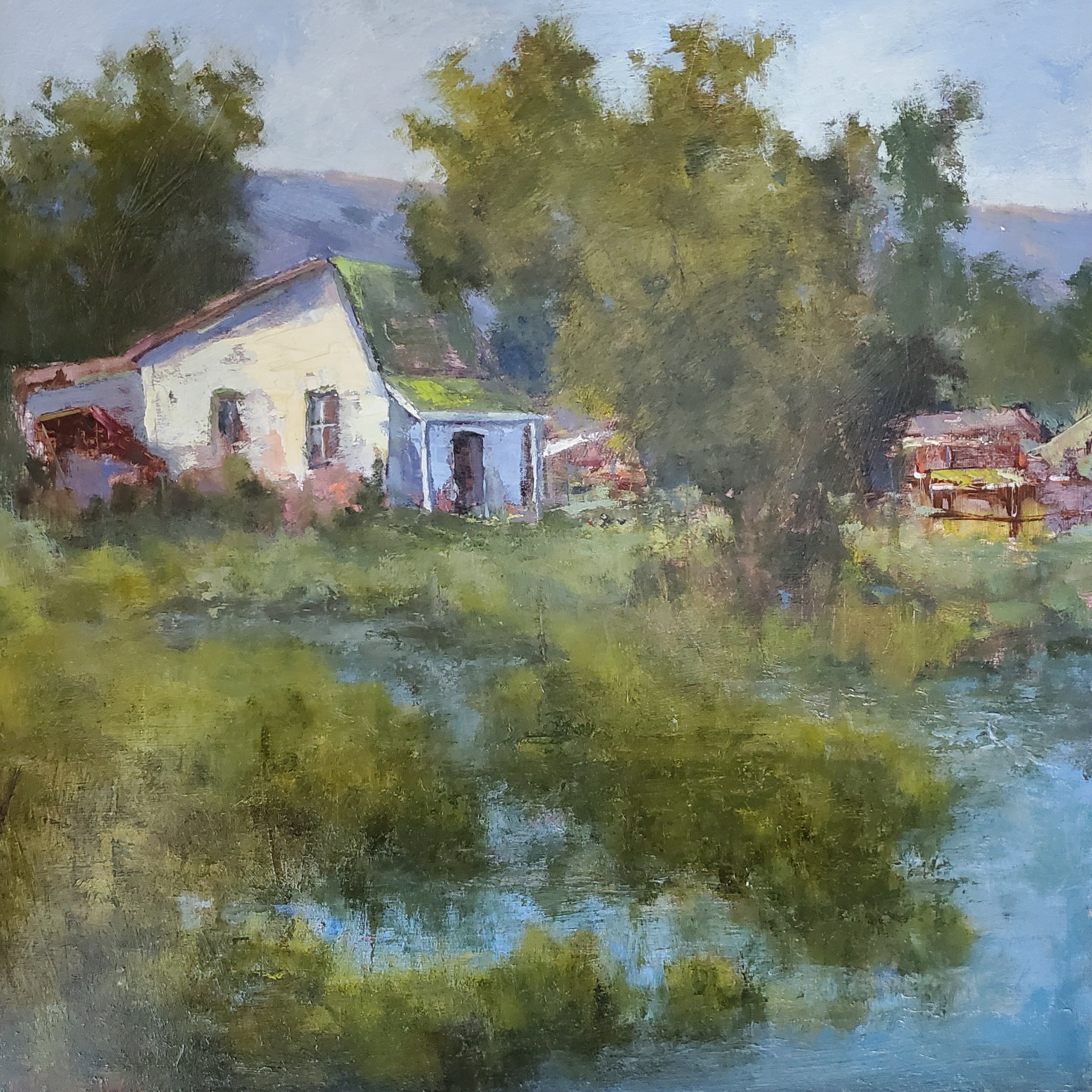 Bethanne Cople - Farm Lane (20 x 20)