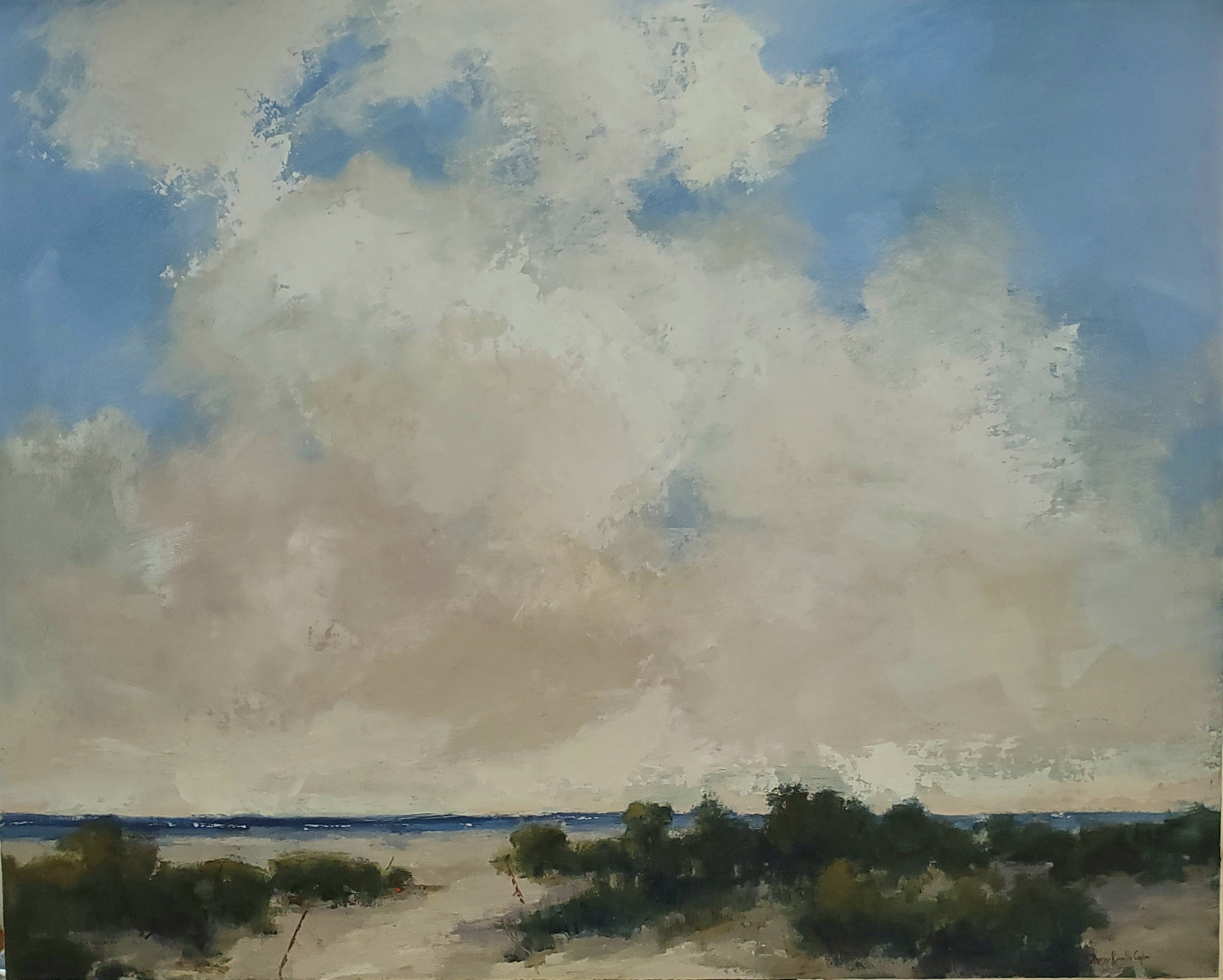 Bethanne Cople - We'll on Grassy Banks Lean Love (24 x 30)