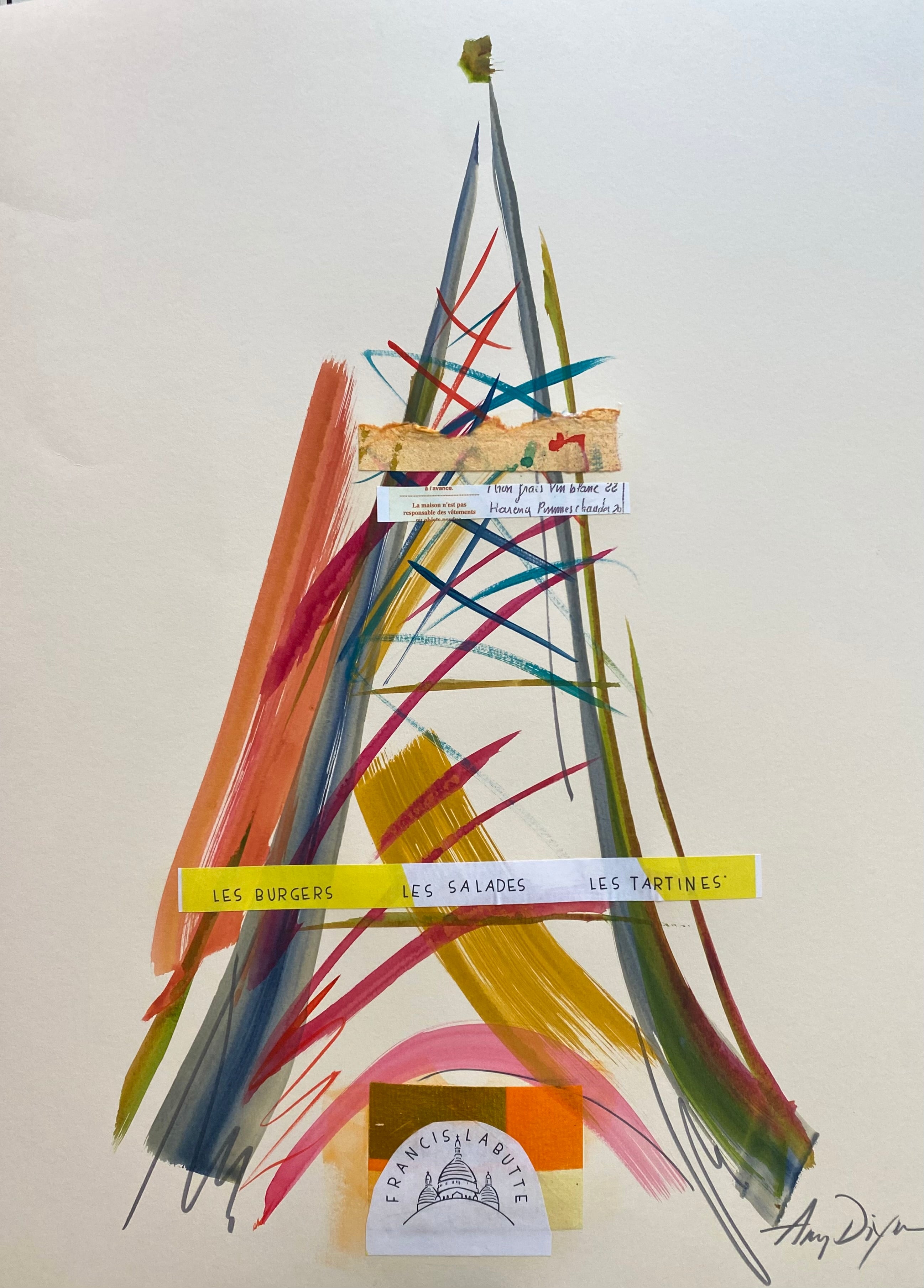 Amy Dixon - Eiffel 12 No. 3 in buff (26 x 20)
