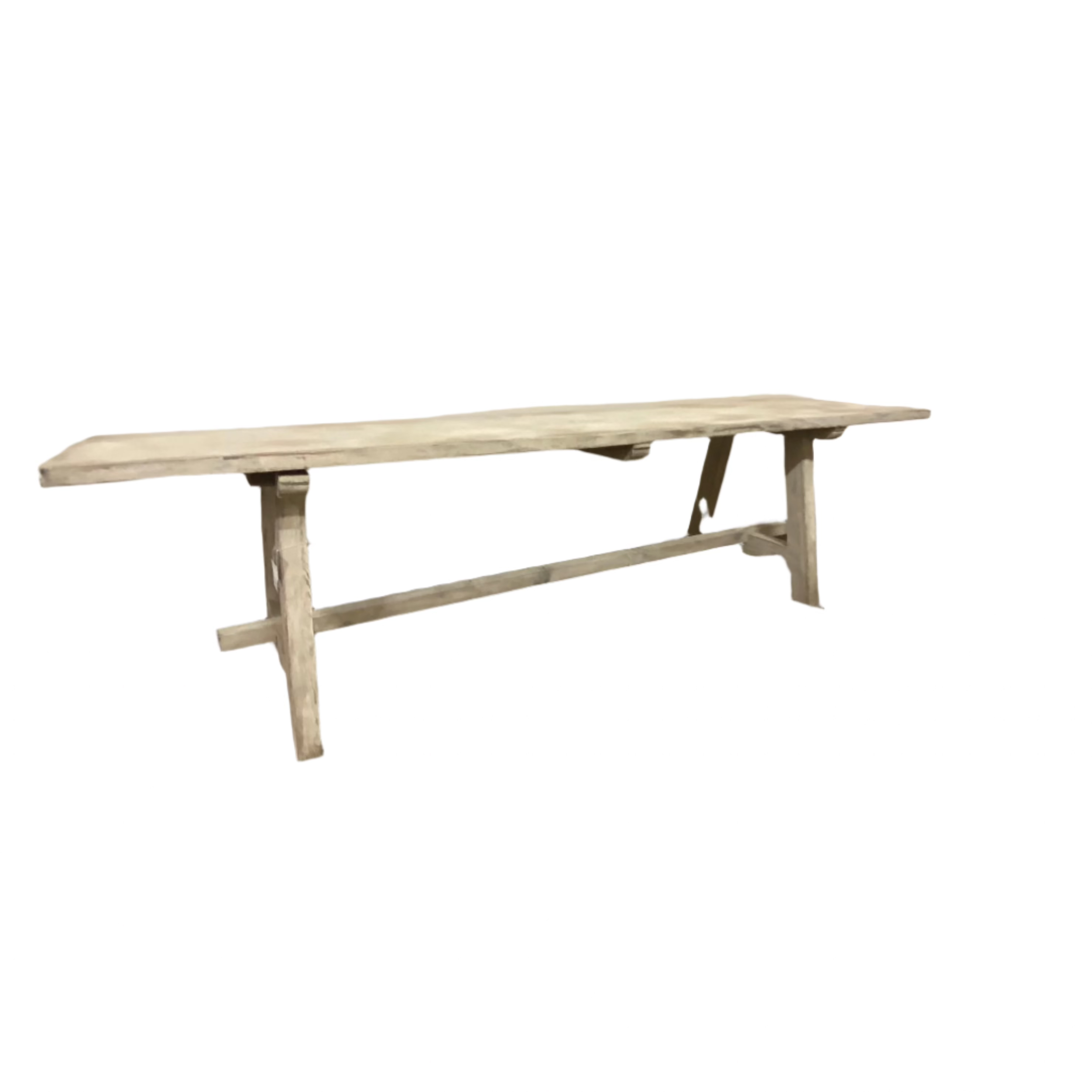 Italian Oak Table 118"L x 31.5W x 31"H