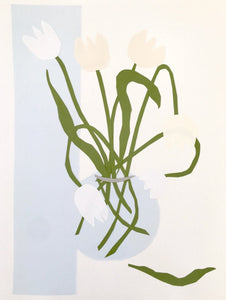 Karen Blair - Tulips in a Bowl I (30 x 23)