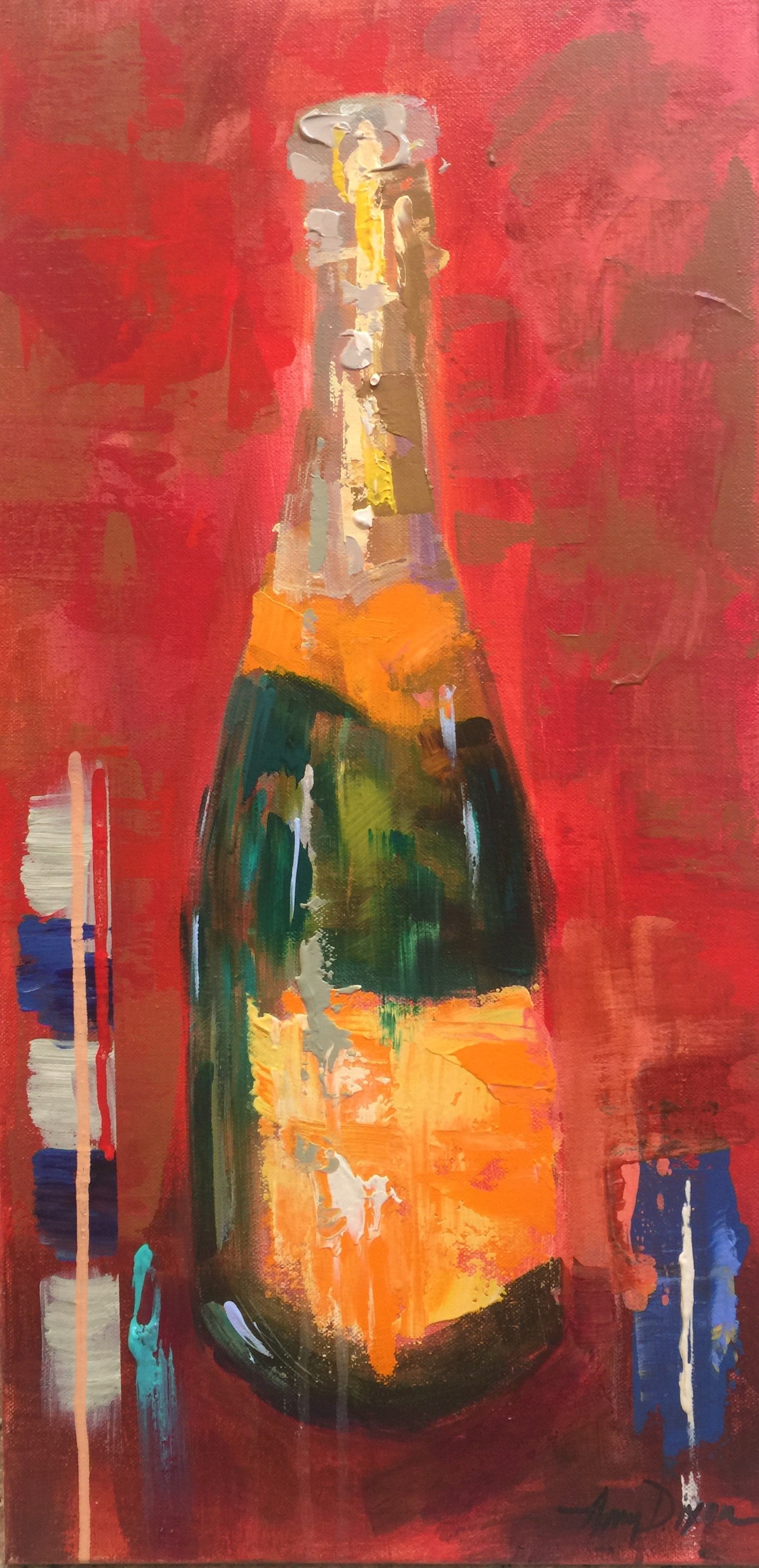 Amy Dixon - Veuve Rouge (24 x 12)