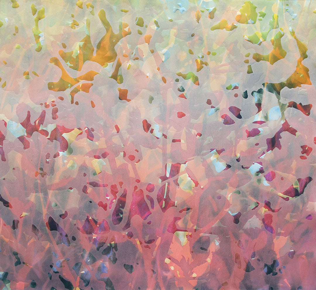 Katherine Warinner - Rose Mist (33.5 x 33.5)