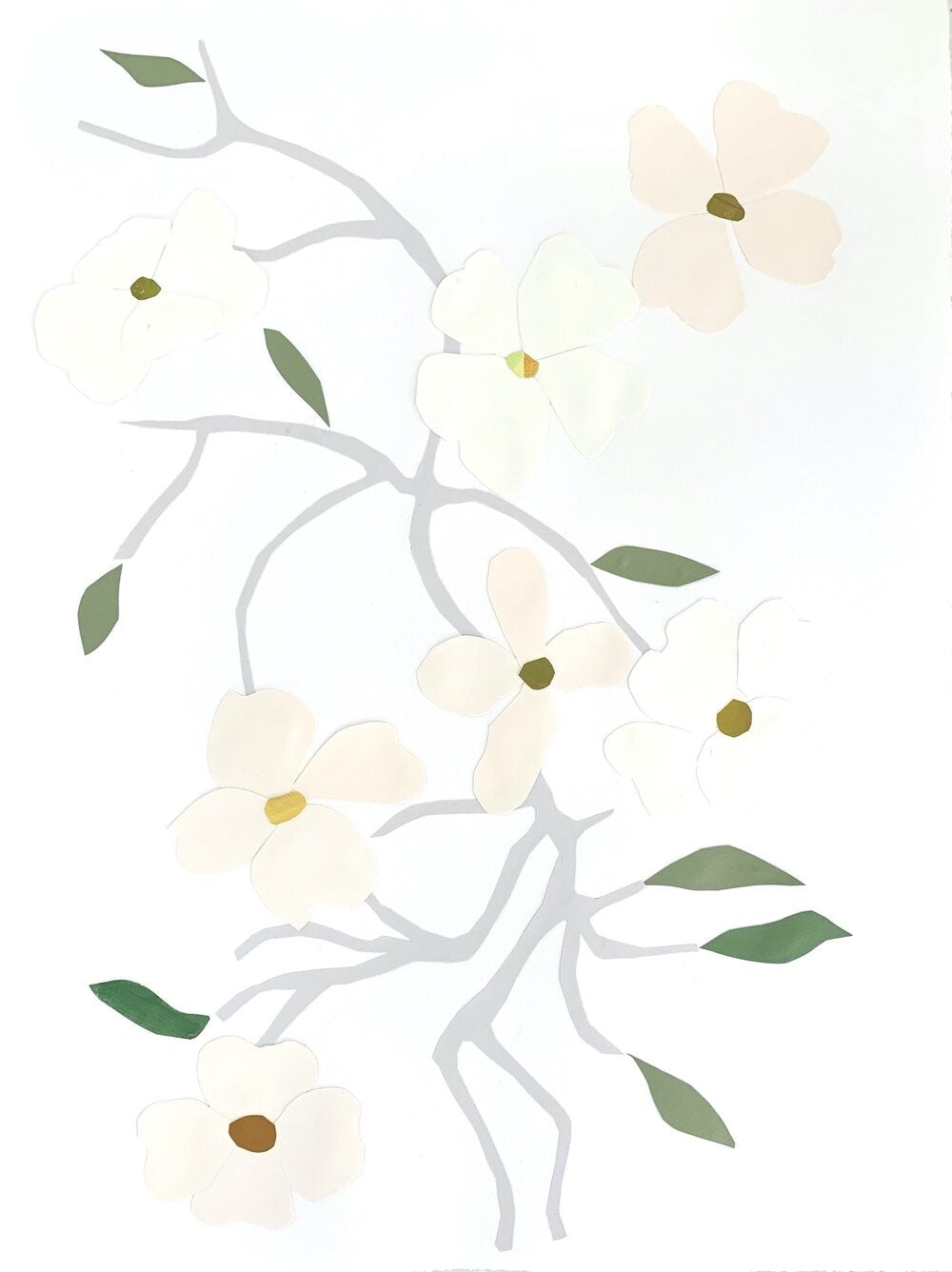 Karen Blair - White Dogwood (30 x 23)