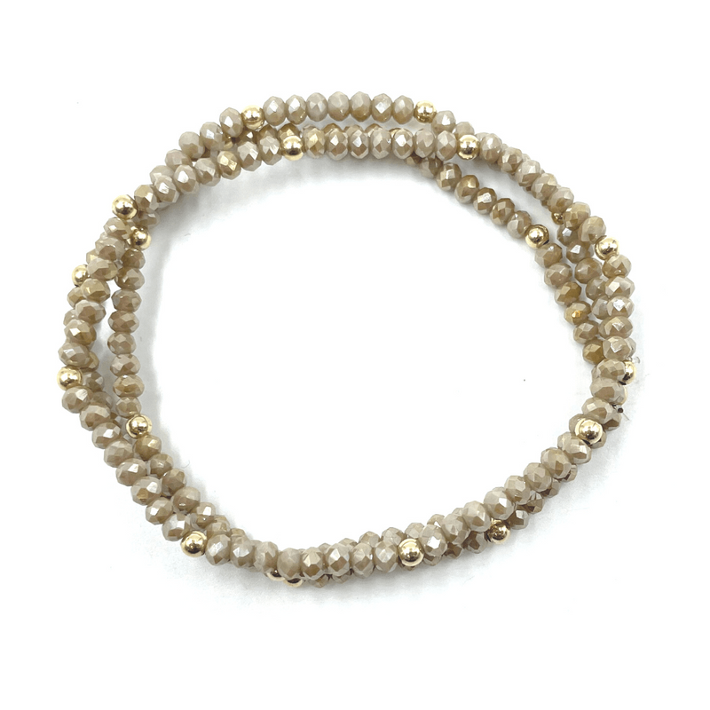 Shimmer Bracelet in Champagne