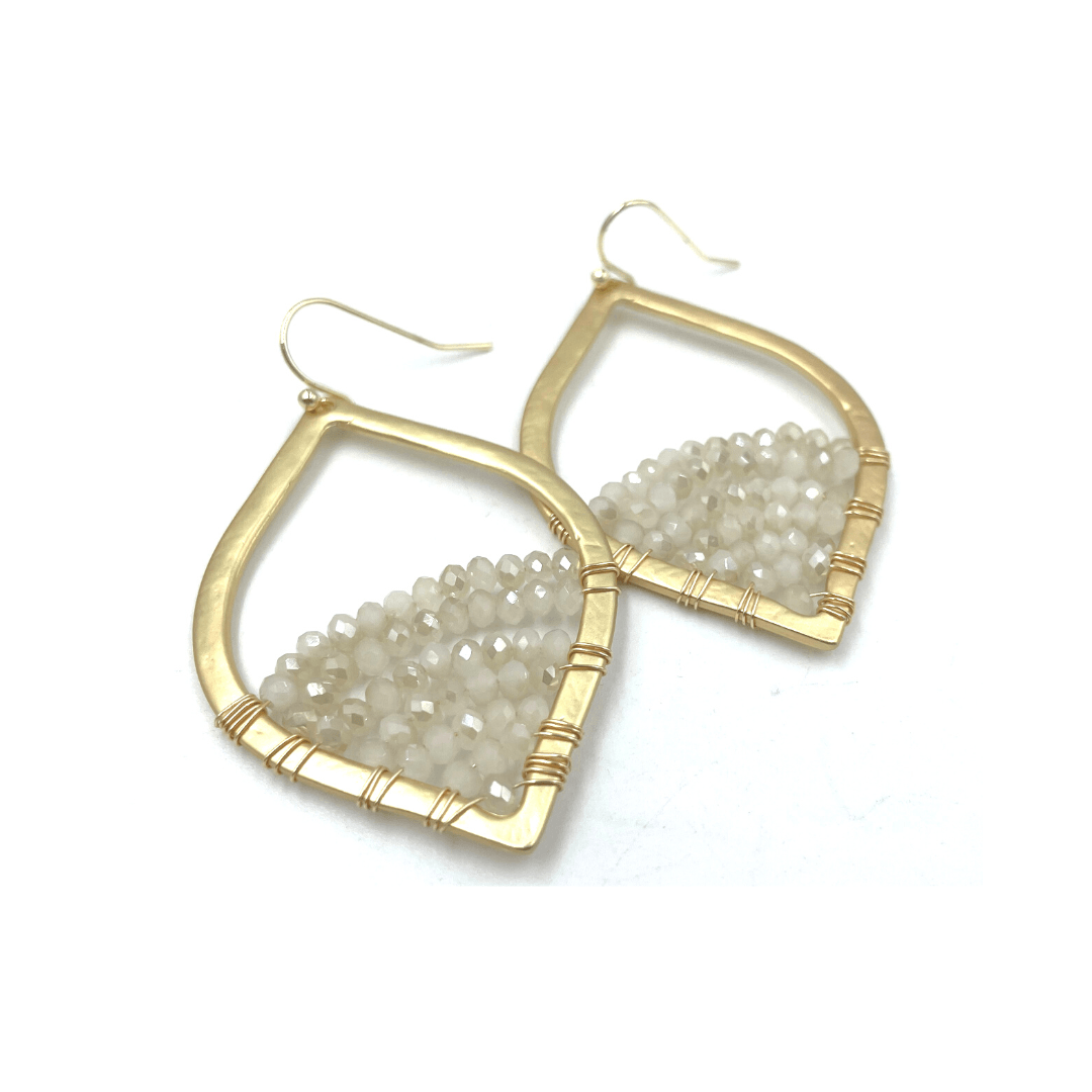Stargaze Pale Champagne Earrings