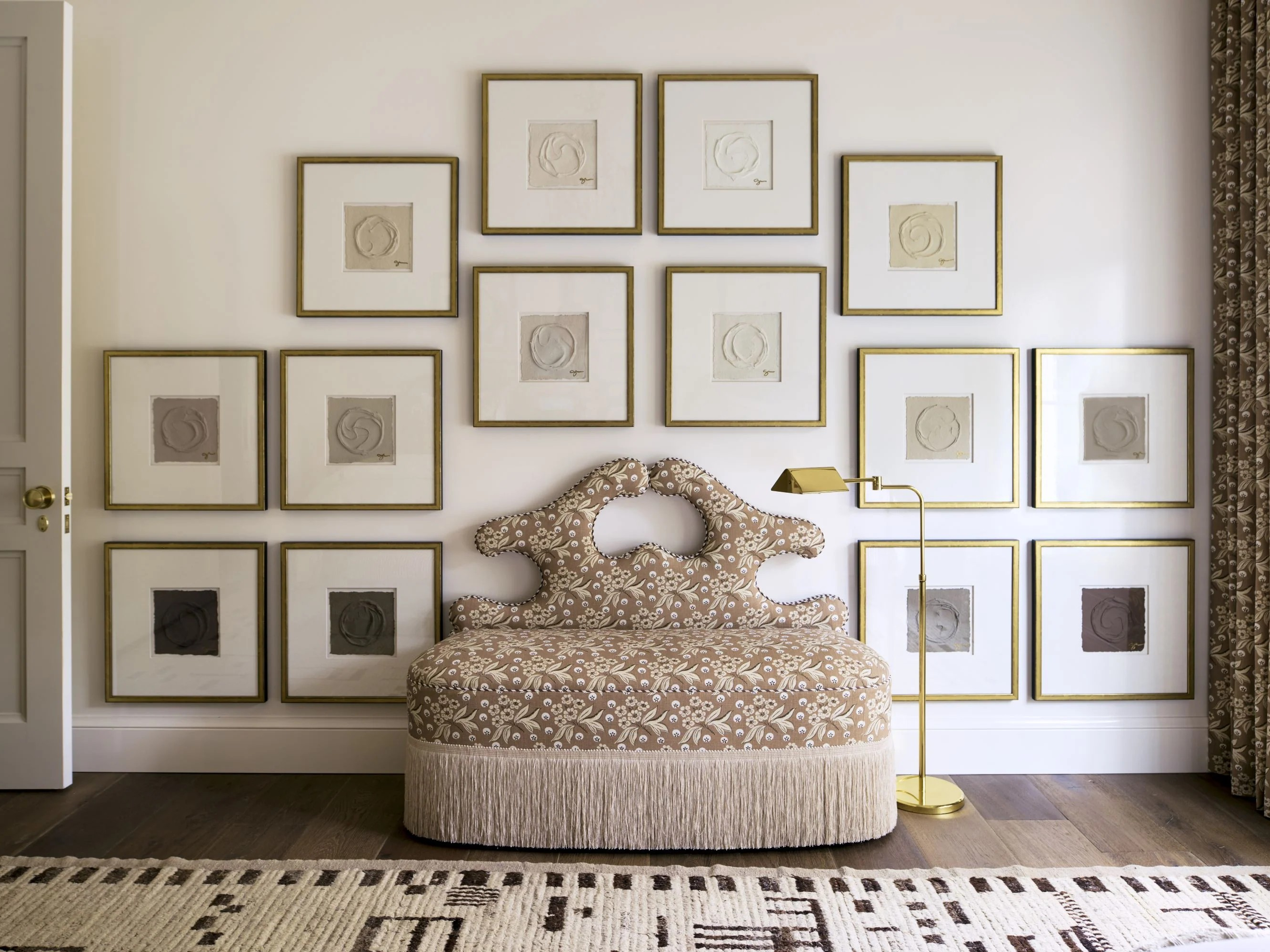 Home for the Holidays - Huff Harrington Design's bedroom at the Atlanta Homes and Lifestyles showhouse