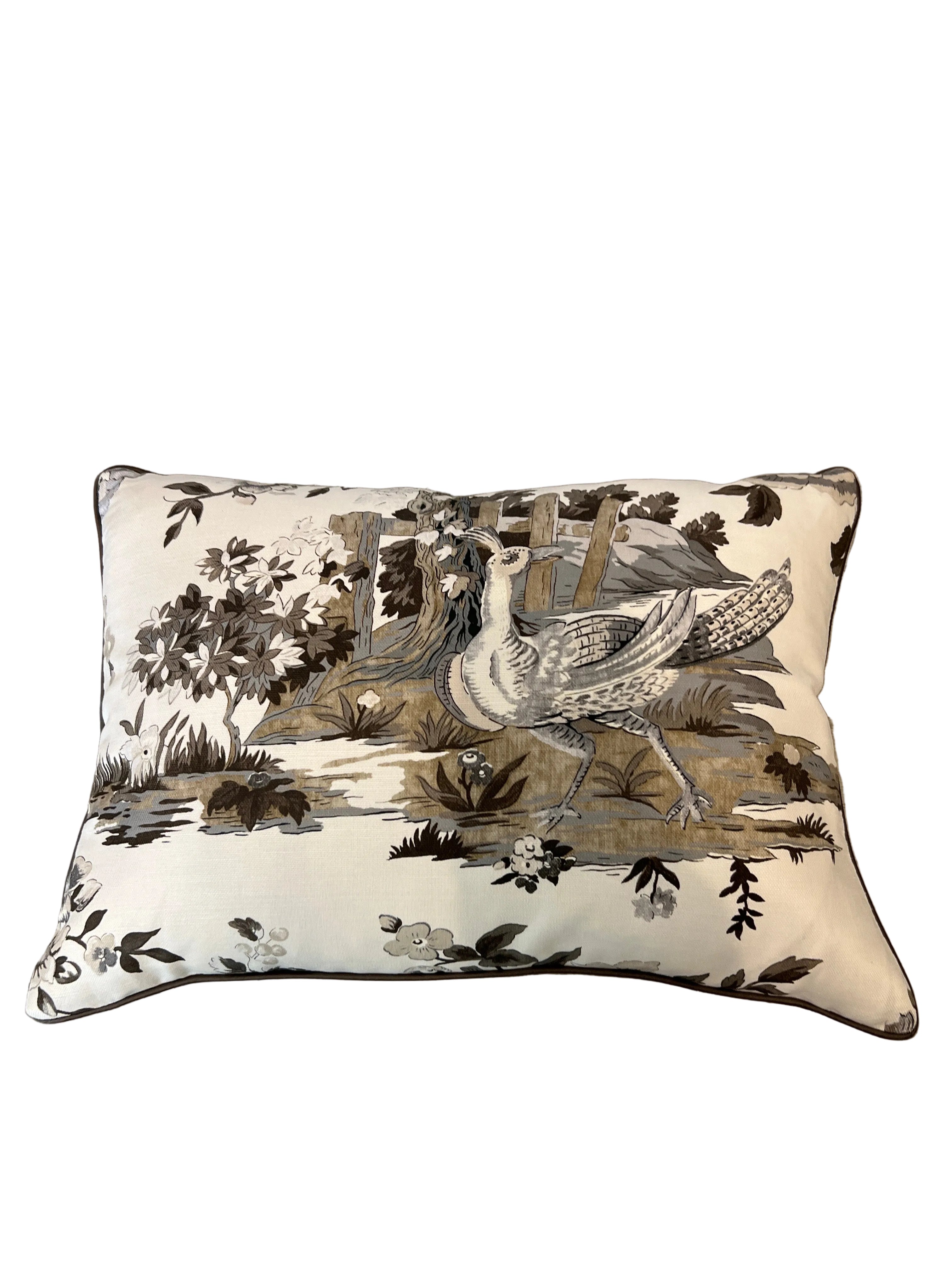 Charcoal Forest Pillow