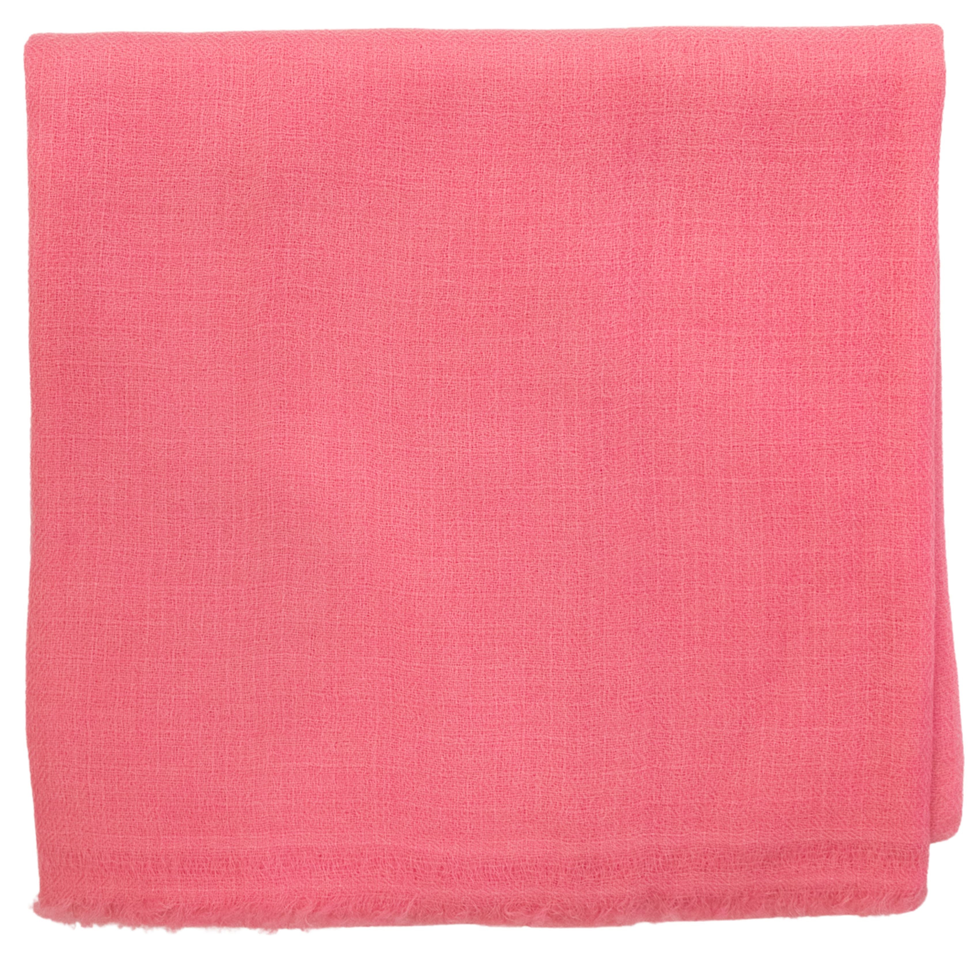 Pink Featherweight Cashmere Scarf