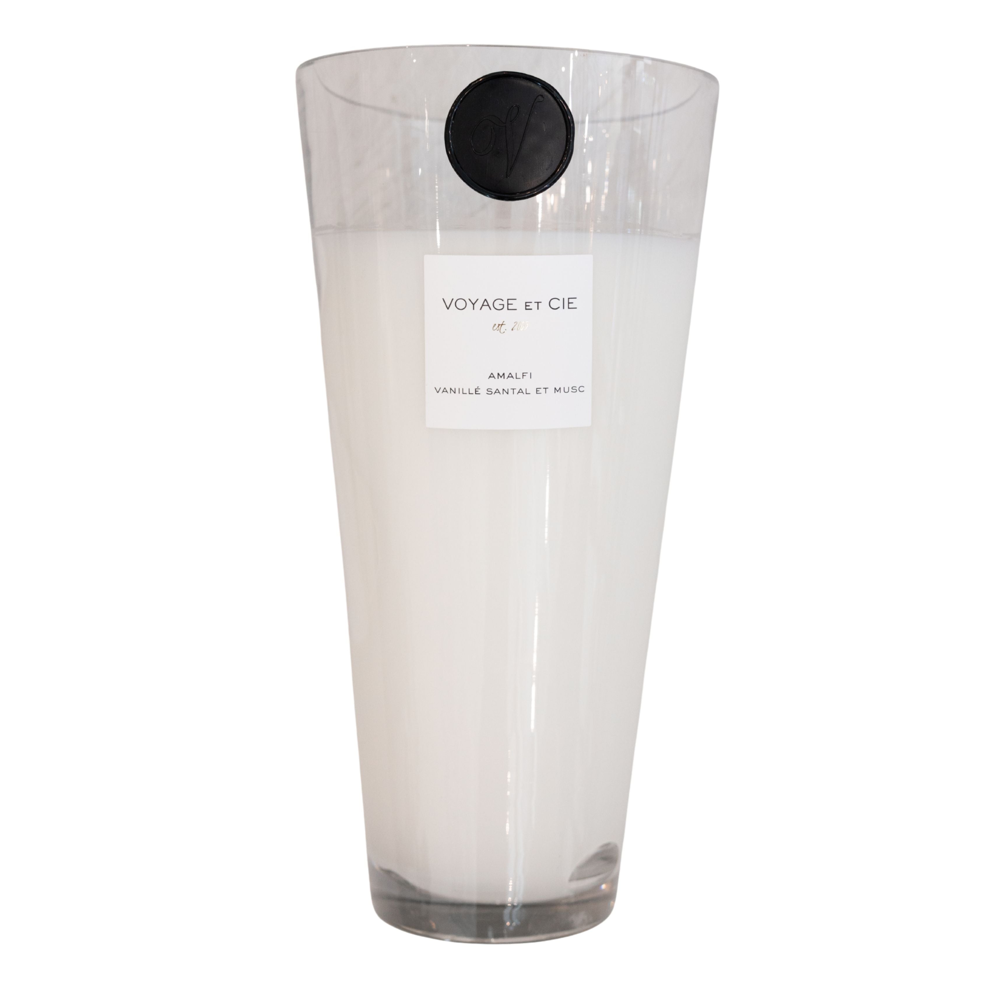 12" Amalfi Vanille Santal et Musk Candle
