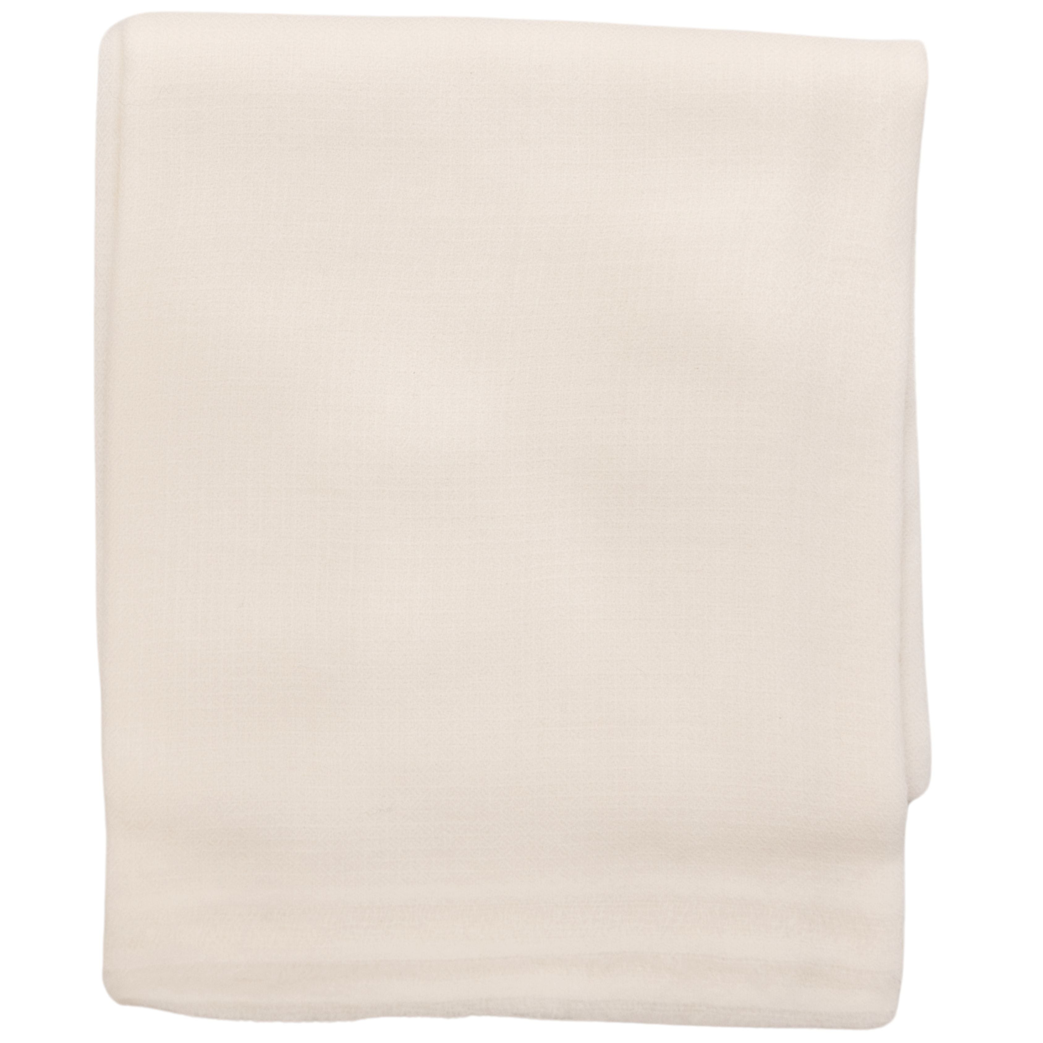 White Featherweight Cashmere Scarf