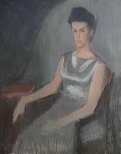 Heritage - Woman in the Silver Dress (36 x 28.5)