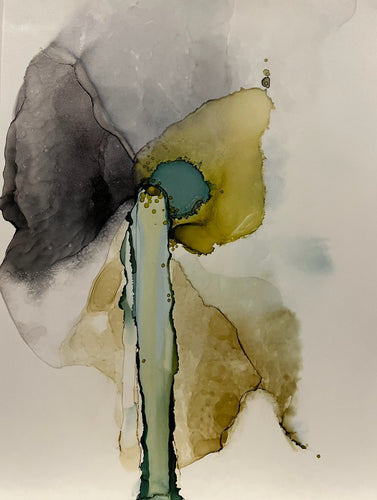 Shirley Lewis - Into the Blue (11 x 8.5)