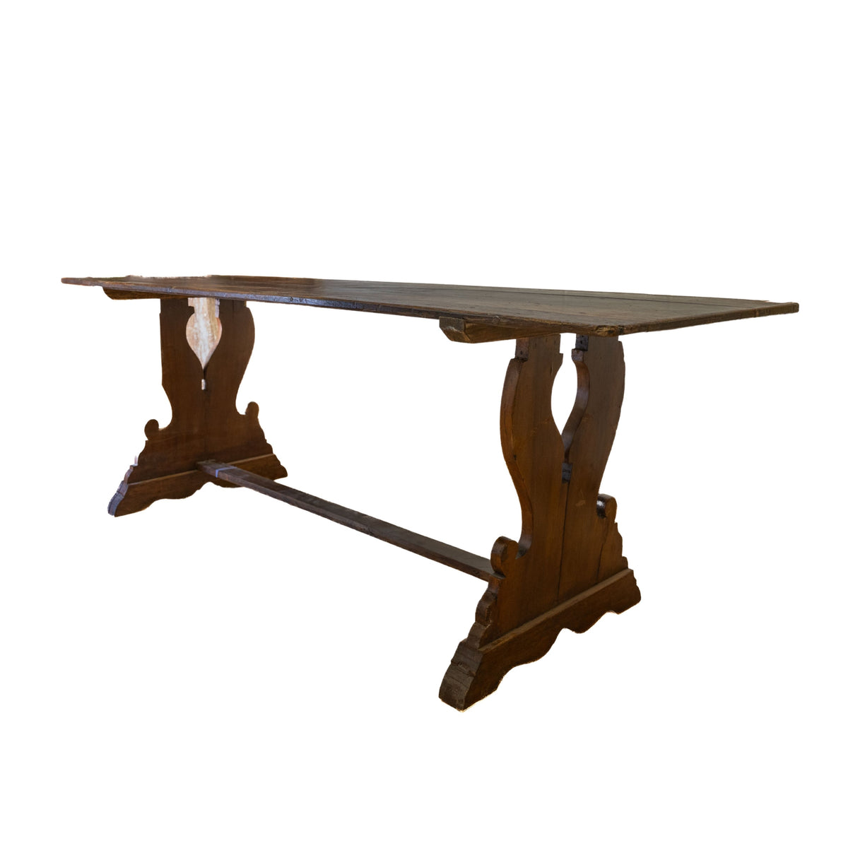 Italian Walnut Monastery Table (87x29x31)