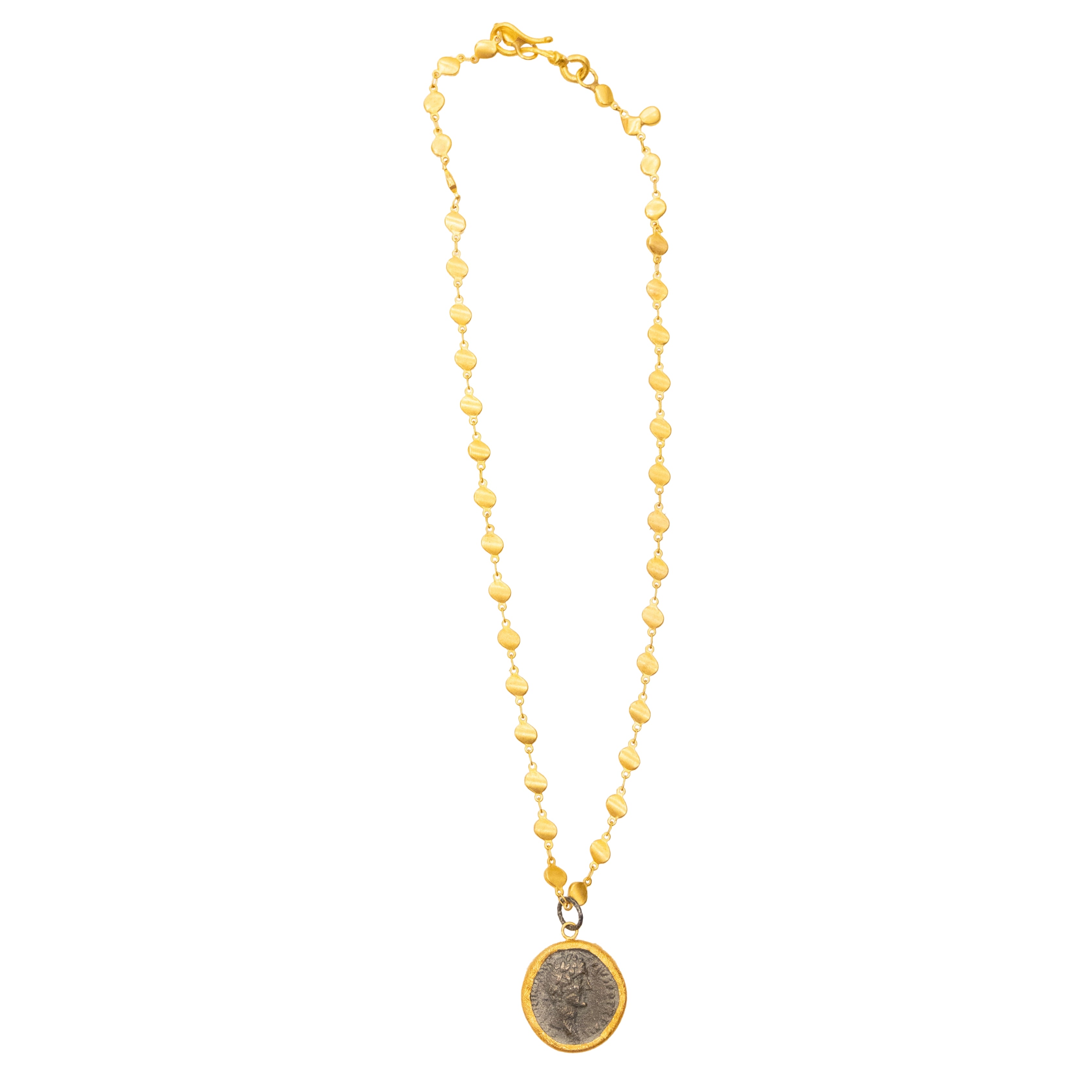 Chain & Smaller Coin Necklace