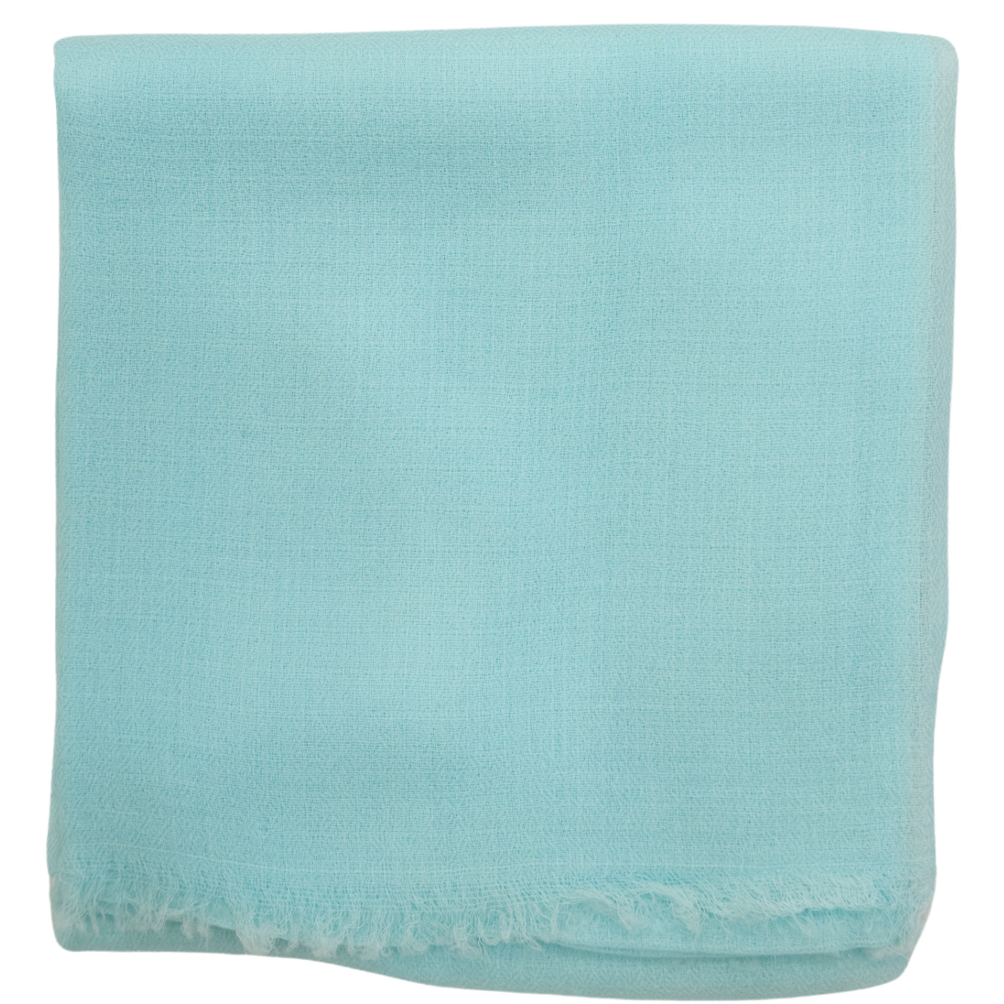 Aqua Featherweight Cashmere Scarf