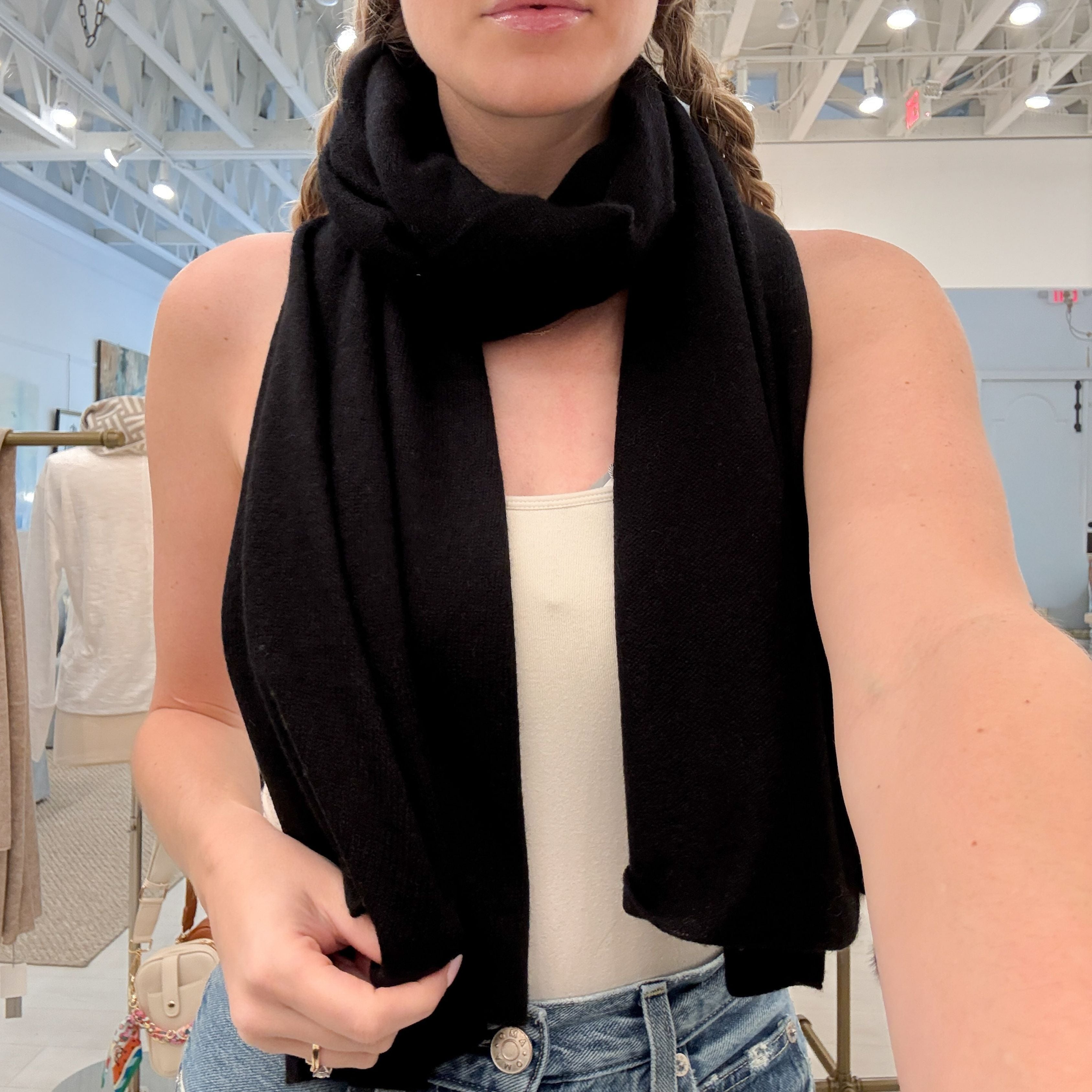 Black Small Travel Wrap