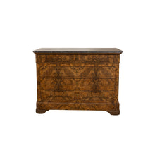 Load image into Gallery viewer, Stripped Walnut Commode 51 x 23 x 37&quot;H