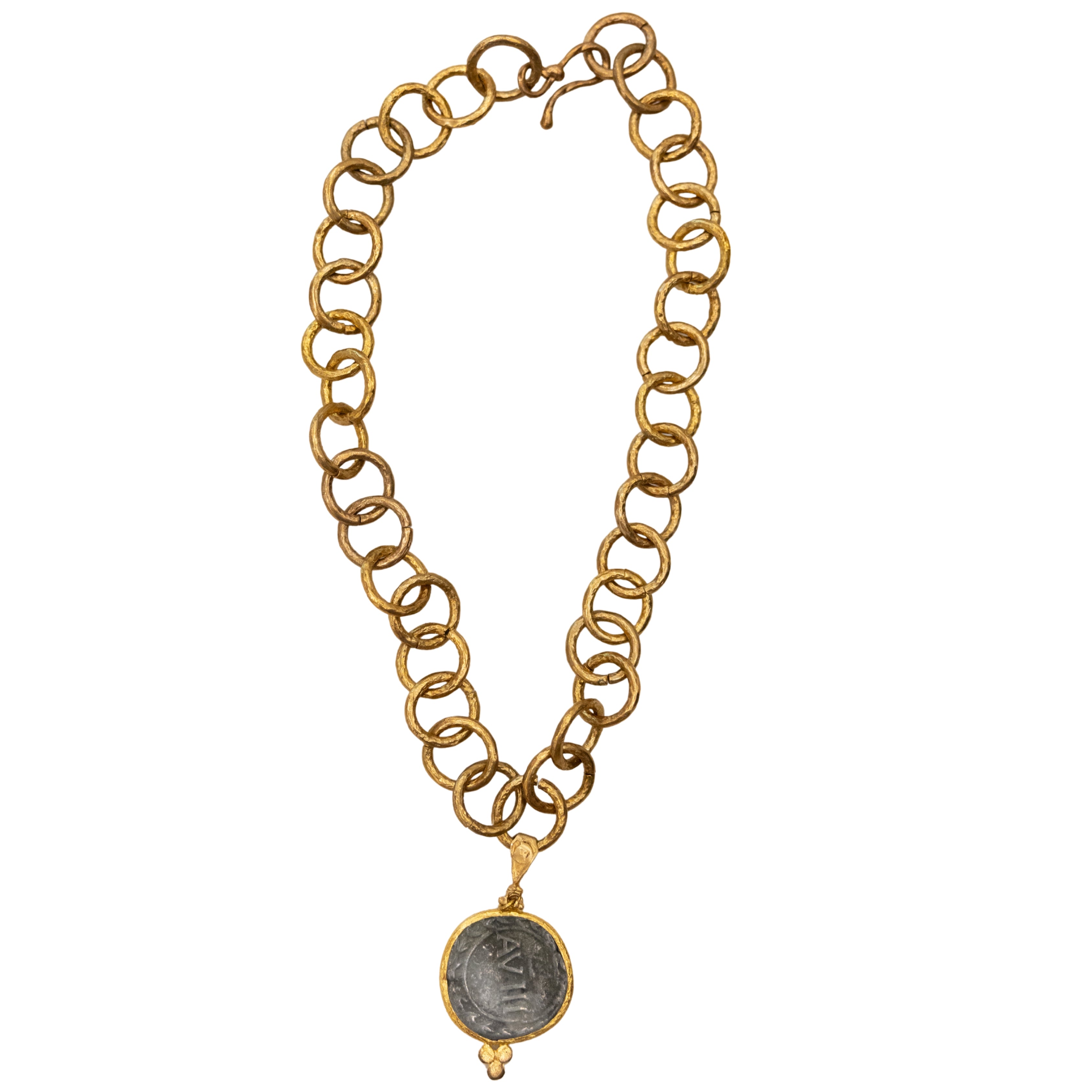 Medium Link & Coin Necklace