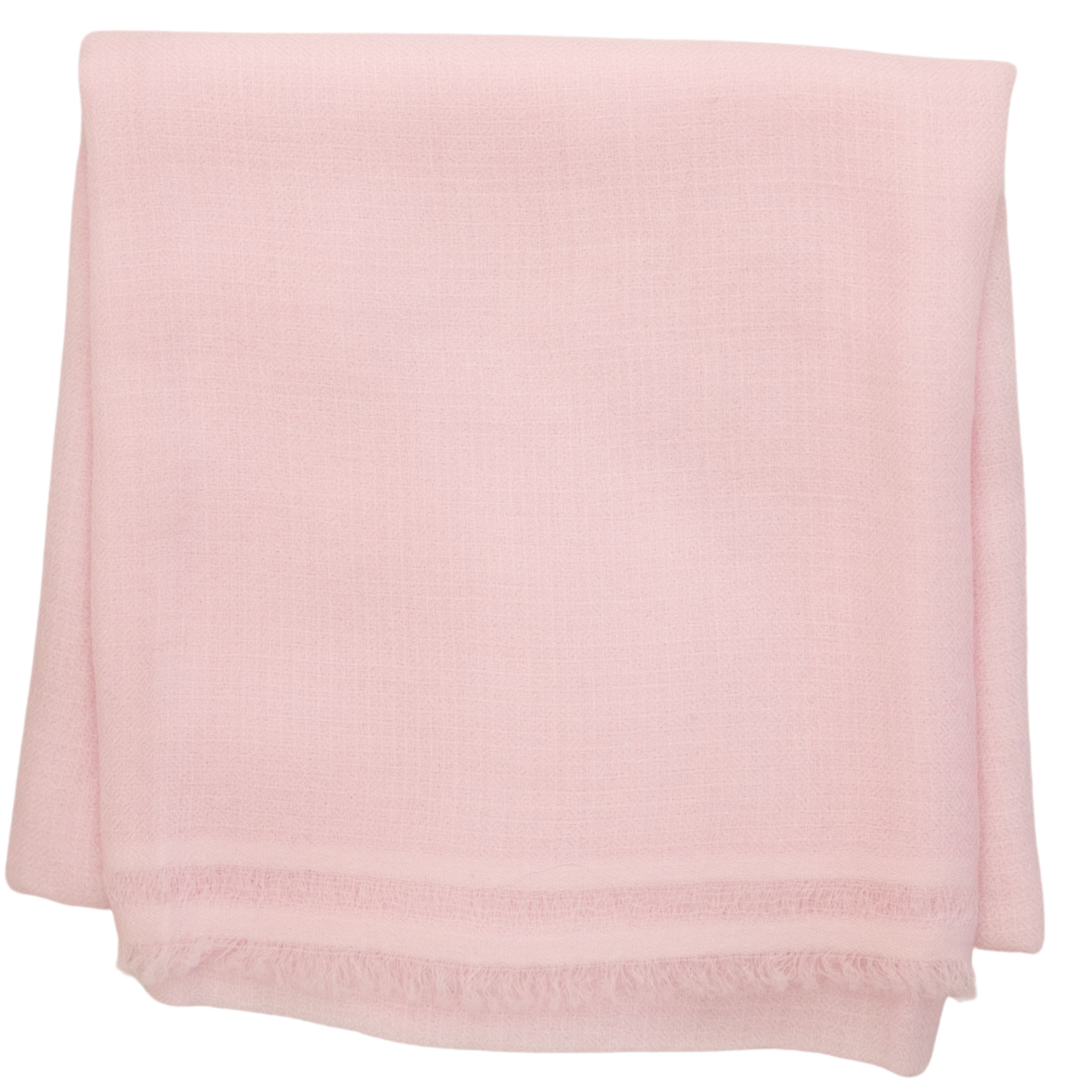 Champagne Pink Featherweight Cashmere Scarf