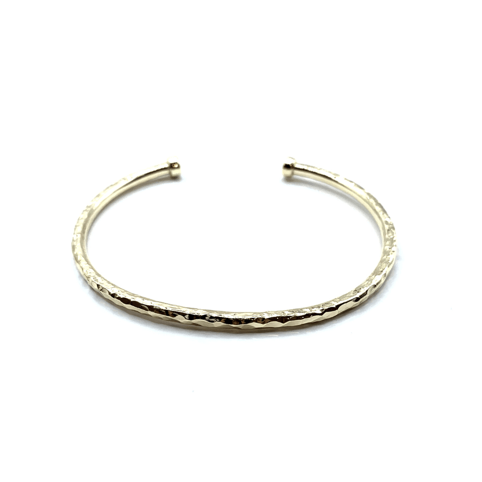 14K Gold-Filled Hammered Cuff