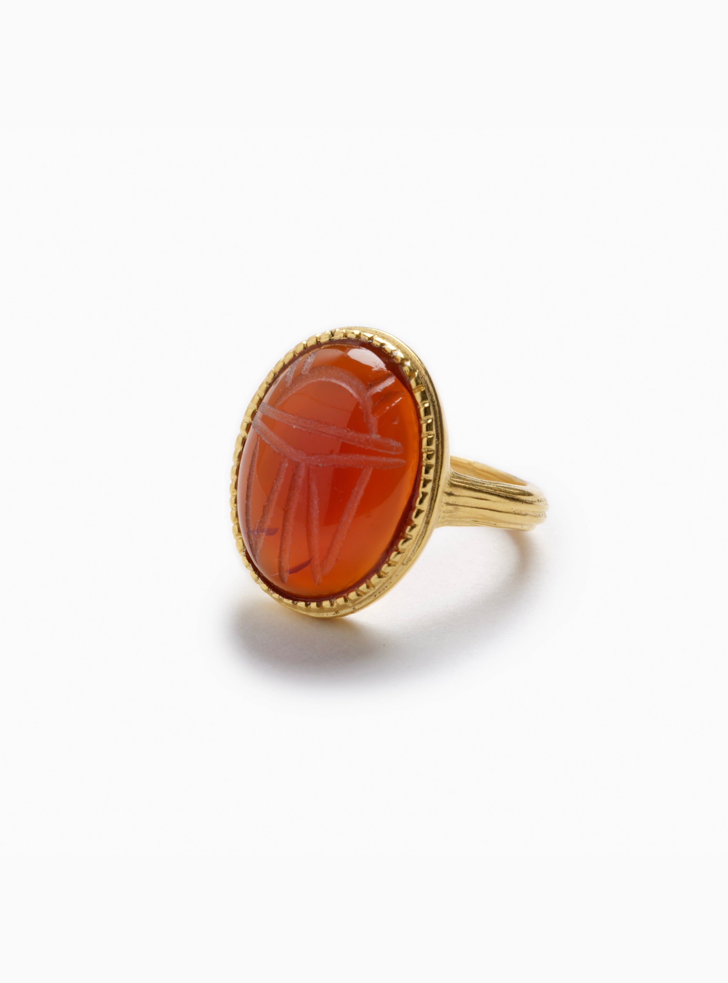 Scarab Ring, 14K