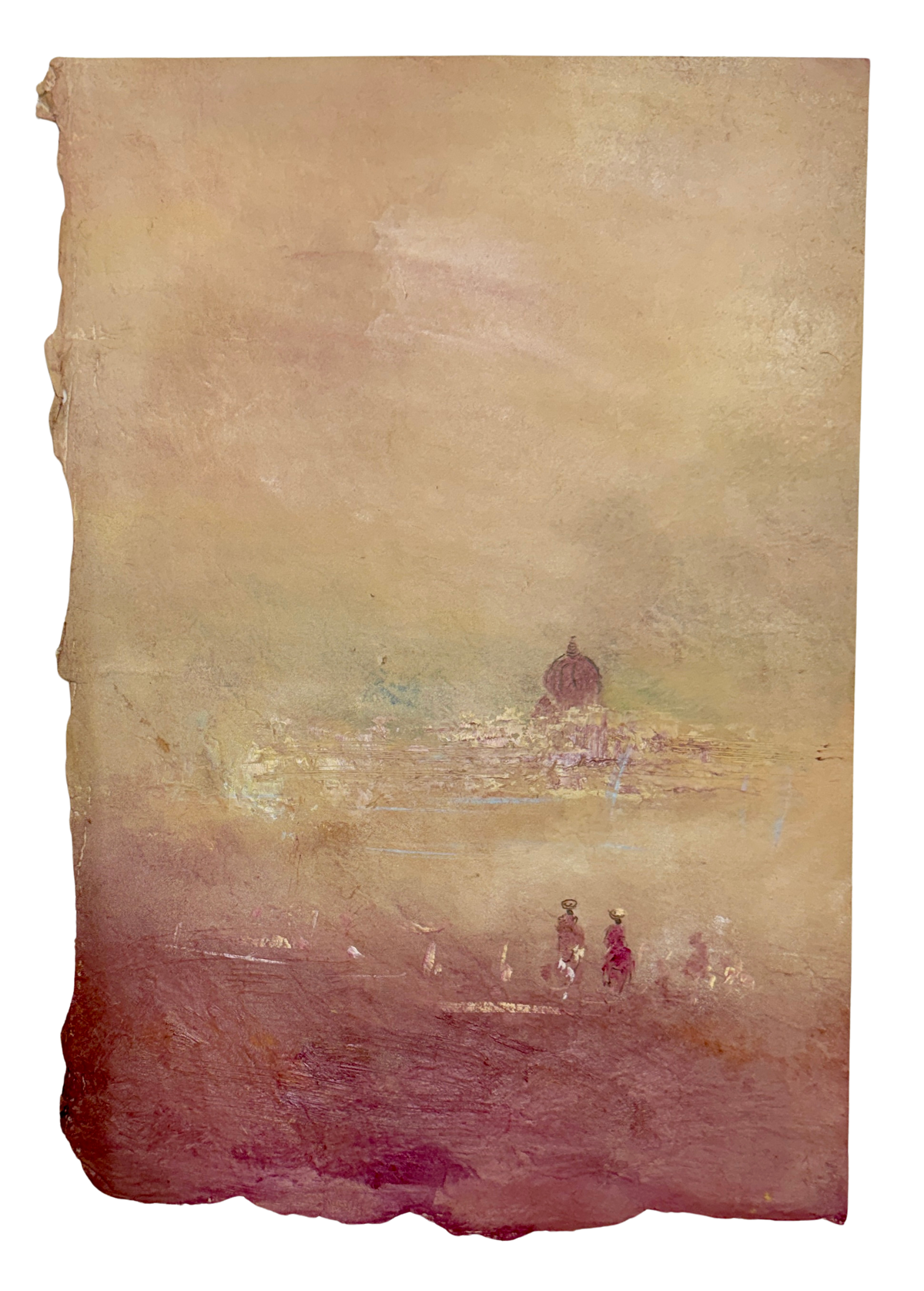 Pascal Bouterin - Venise au loin (15 x 10.5)