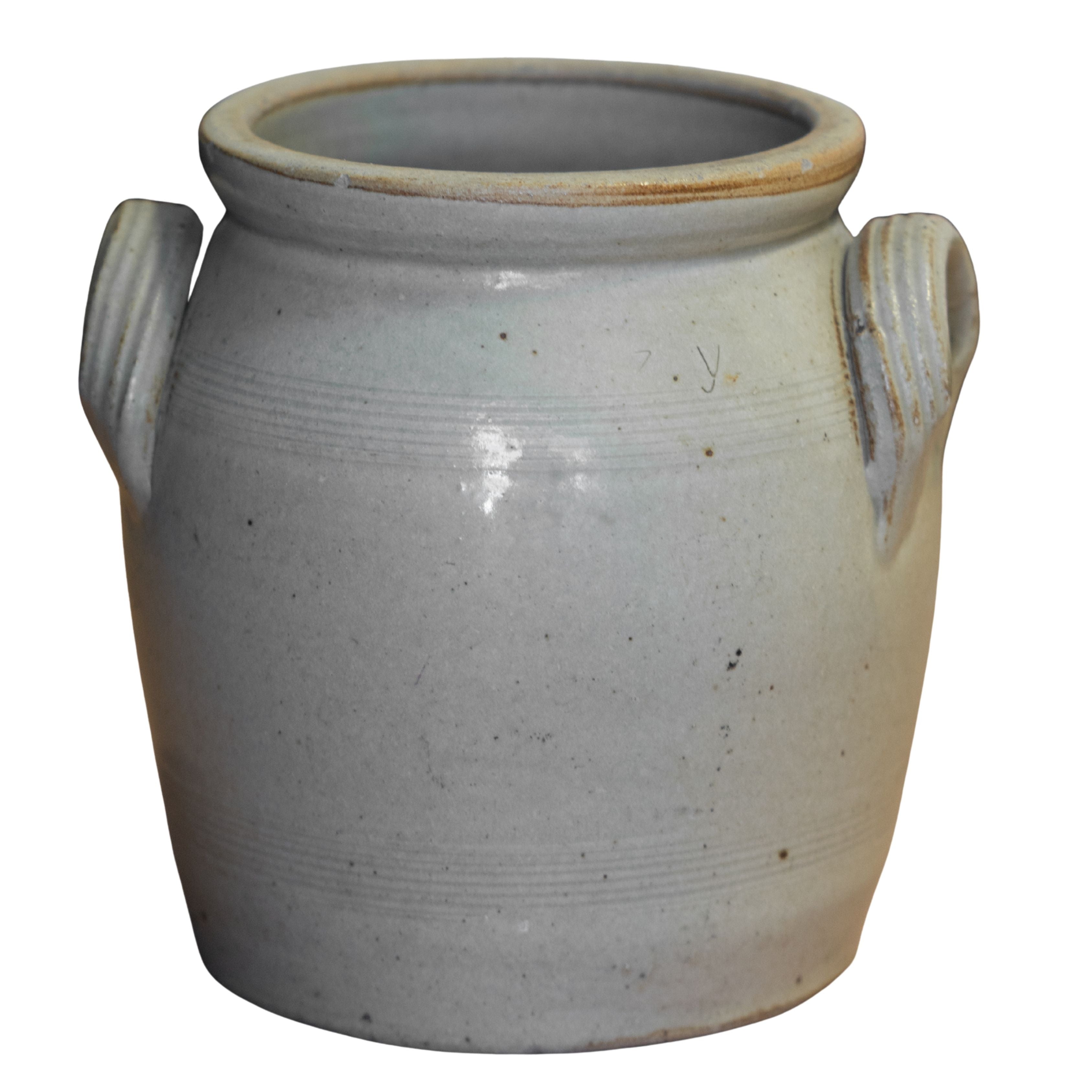 Cream & Grey Pot Medium Y