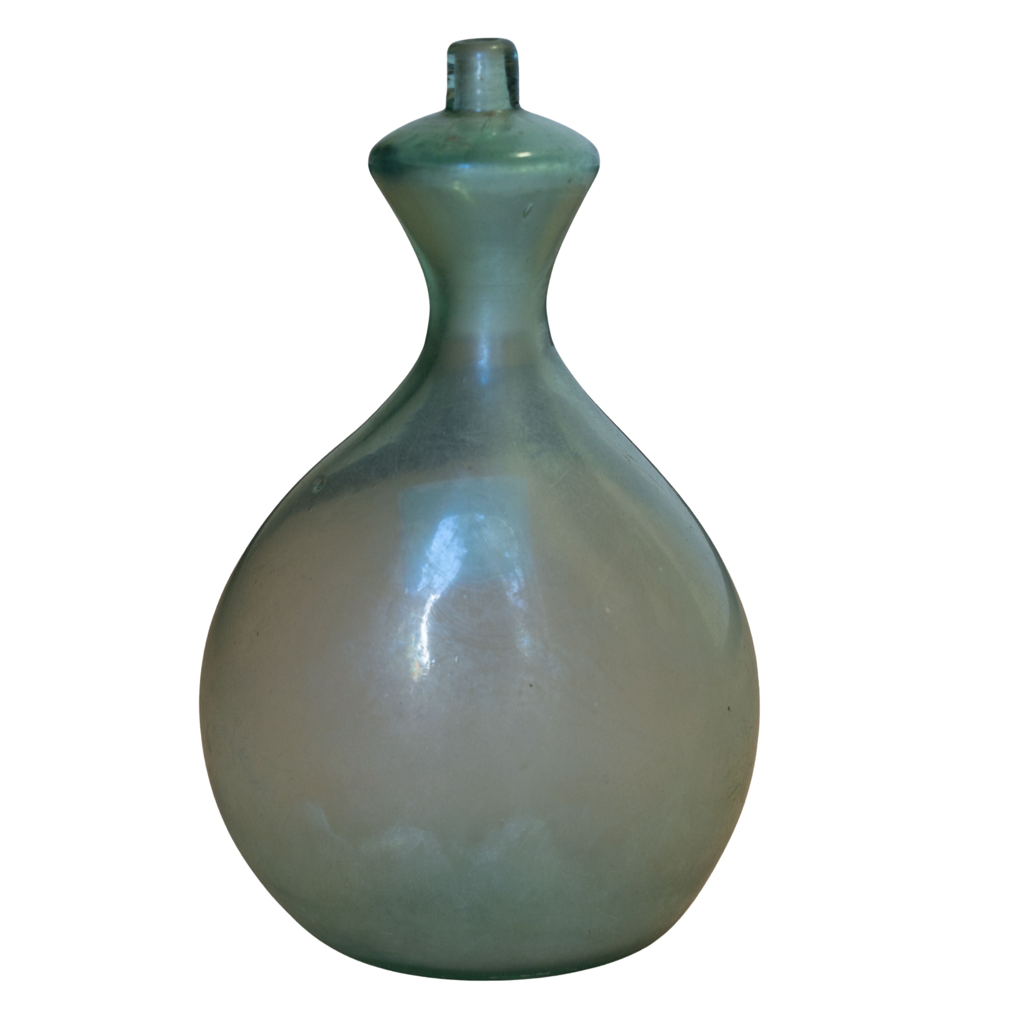 Antique Glass Feeding Bottle for Farm Animals - Small